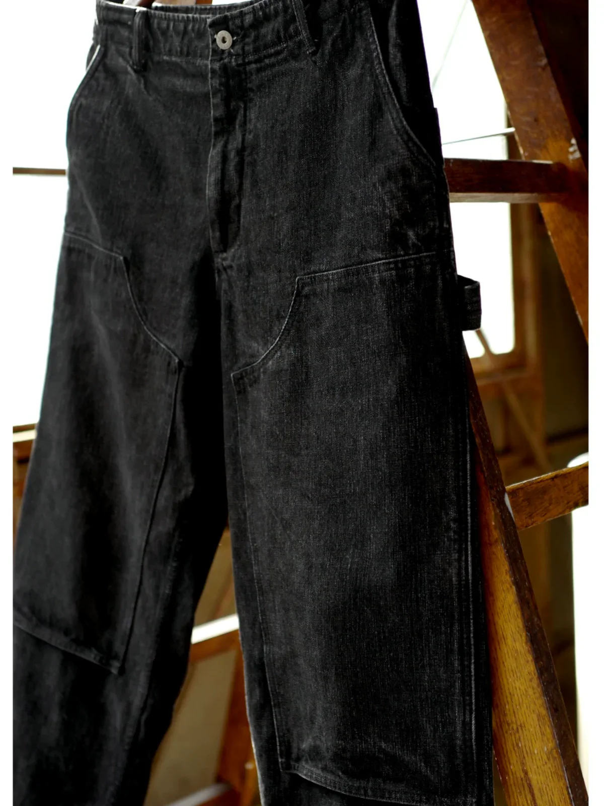 Double Knee Denim Trousers - Image 3