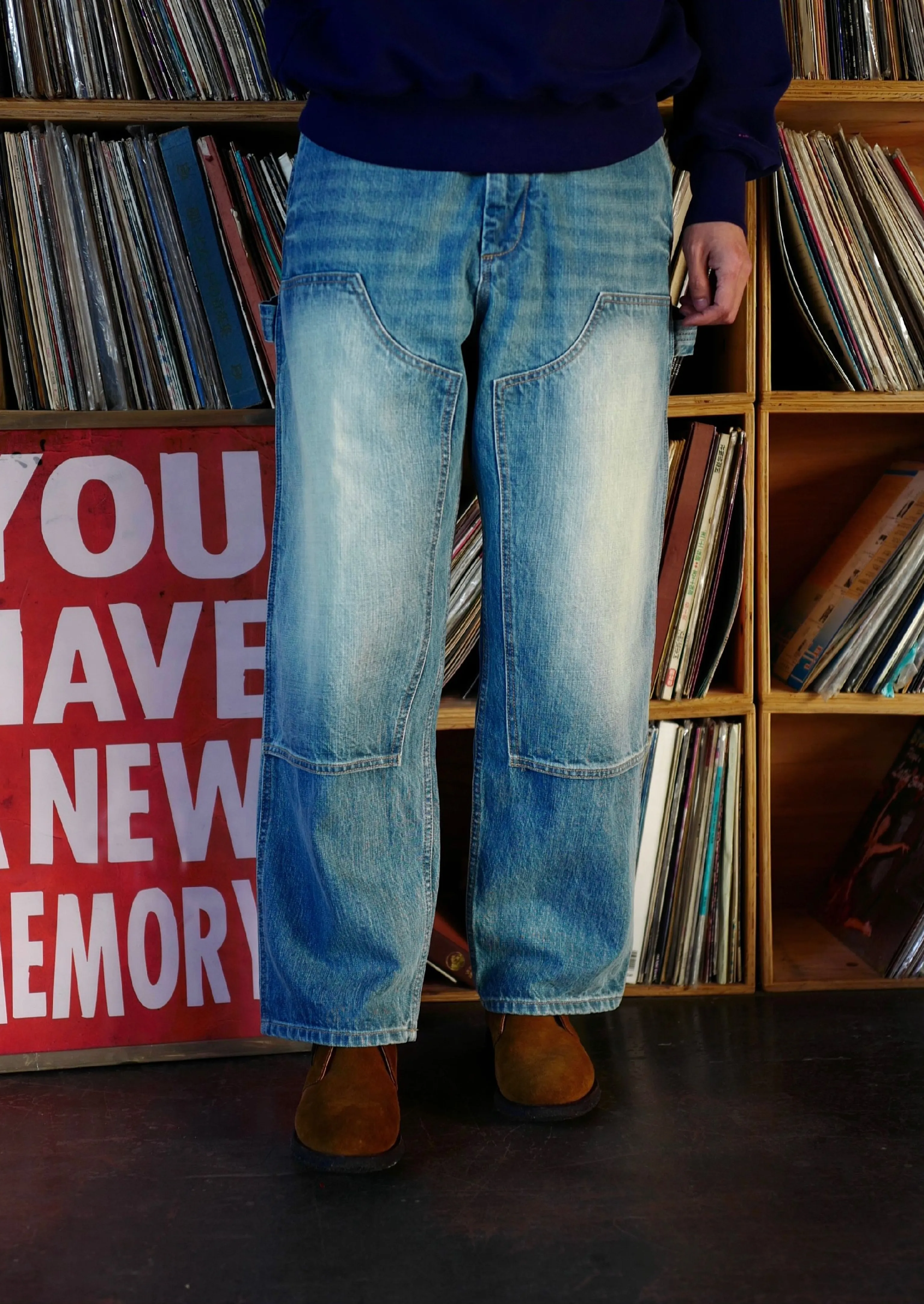 Double Knee Denim Trousers - Image 5