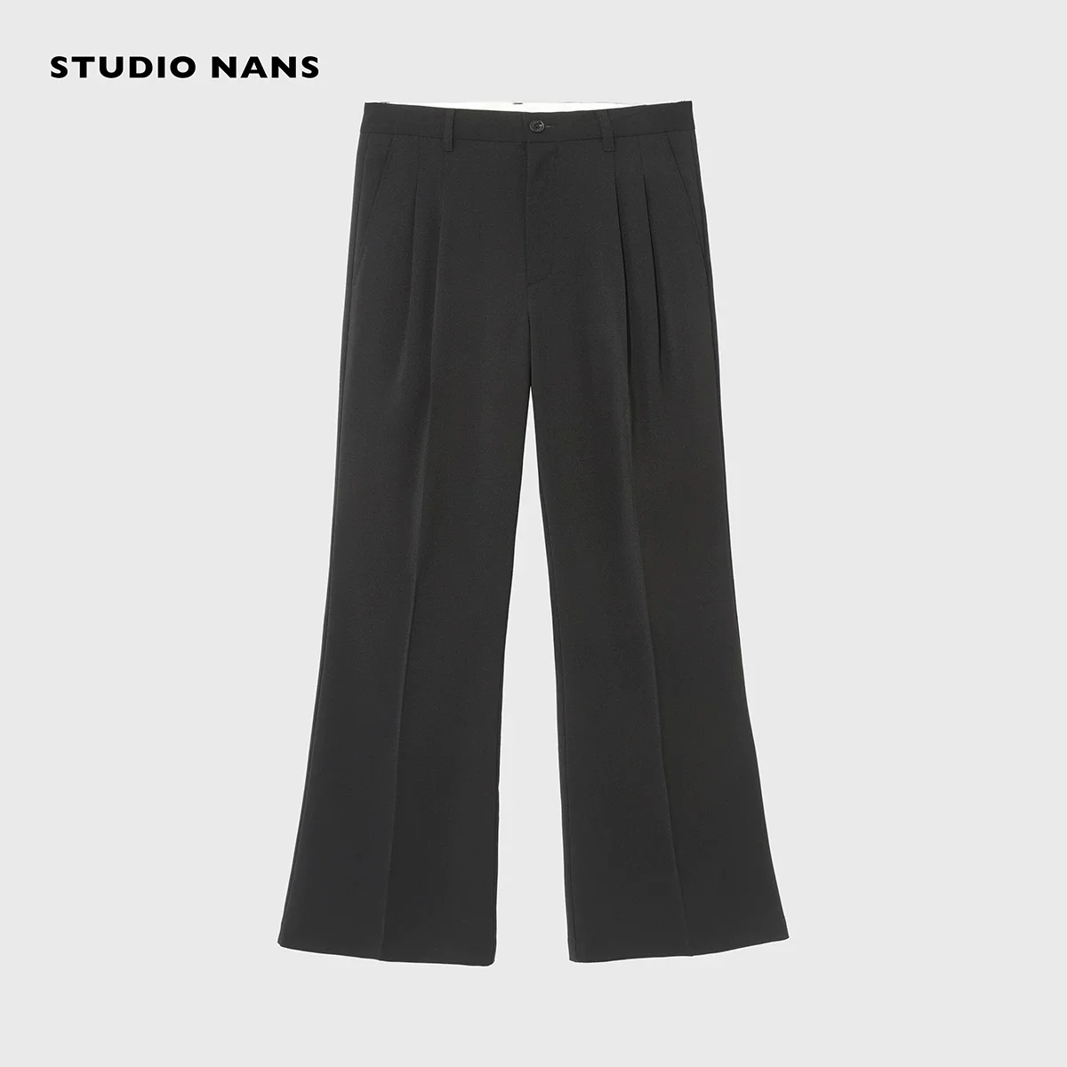 Double-Pleat Flared Trousers - Image 7