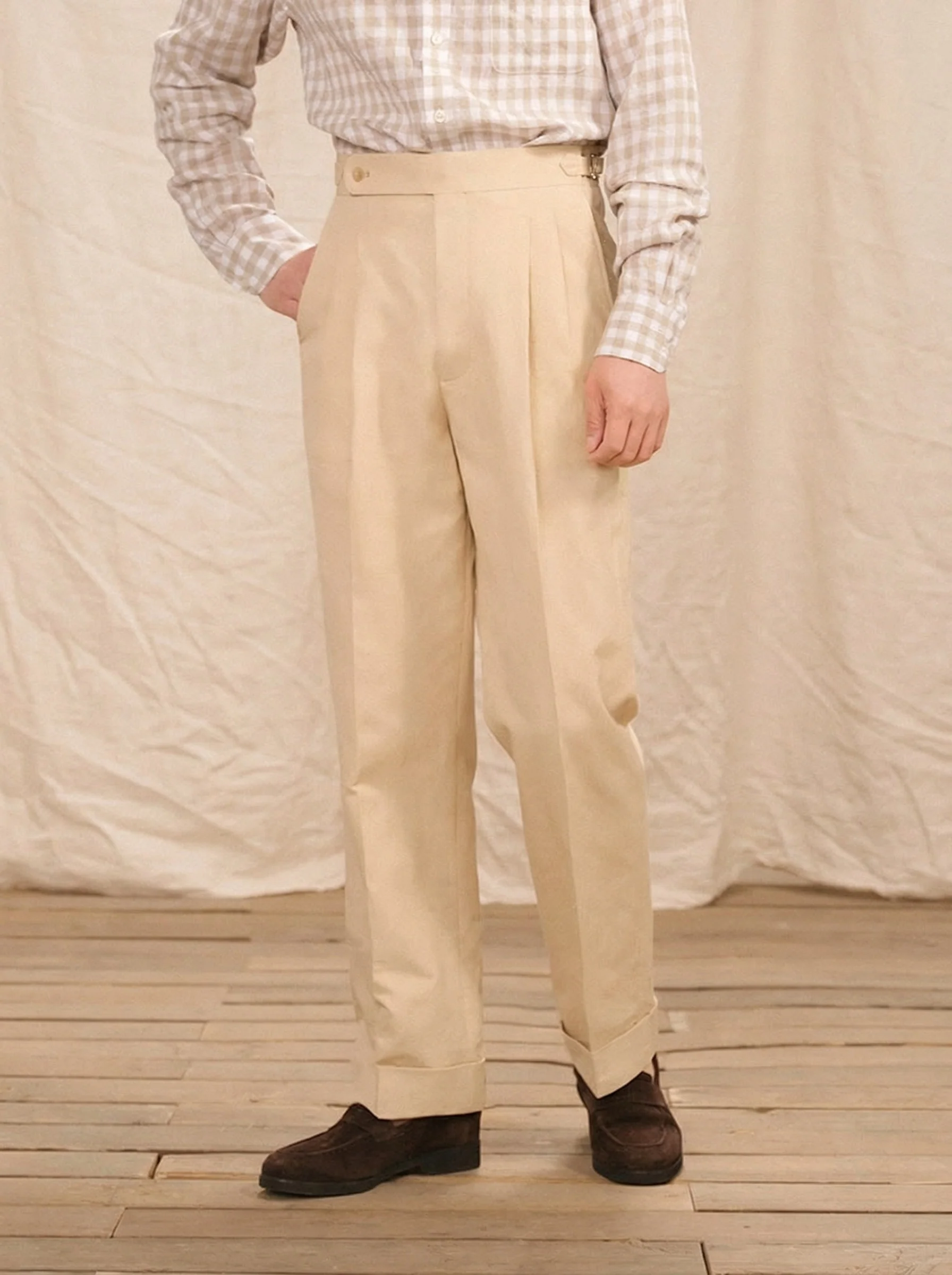 Double Pleat Trousers