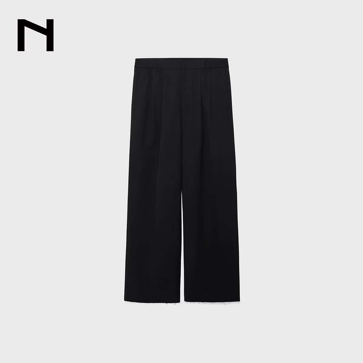 Double-Pleated Merino Wool Trousers - Image 7