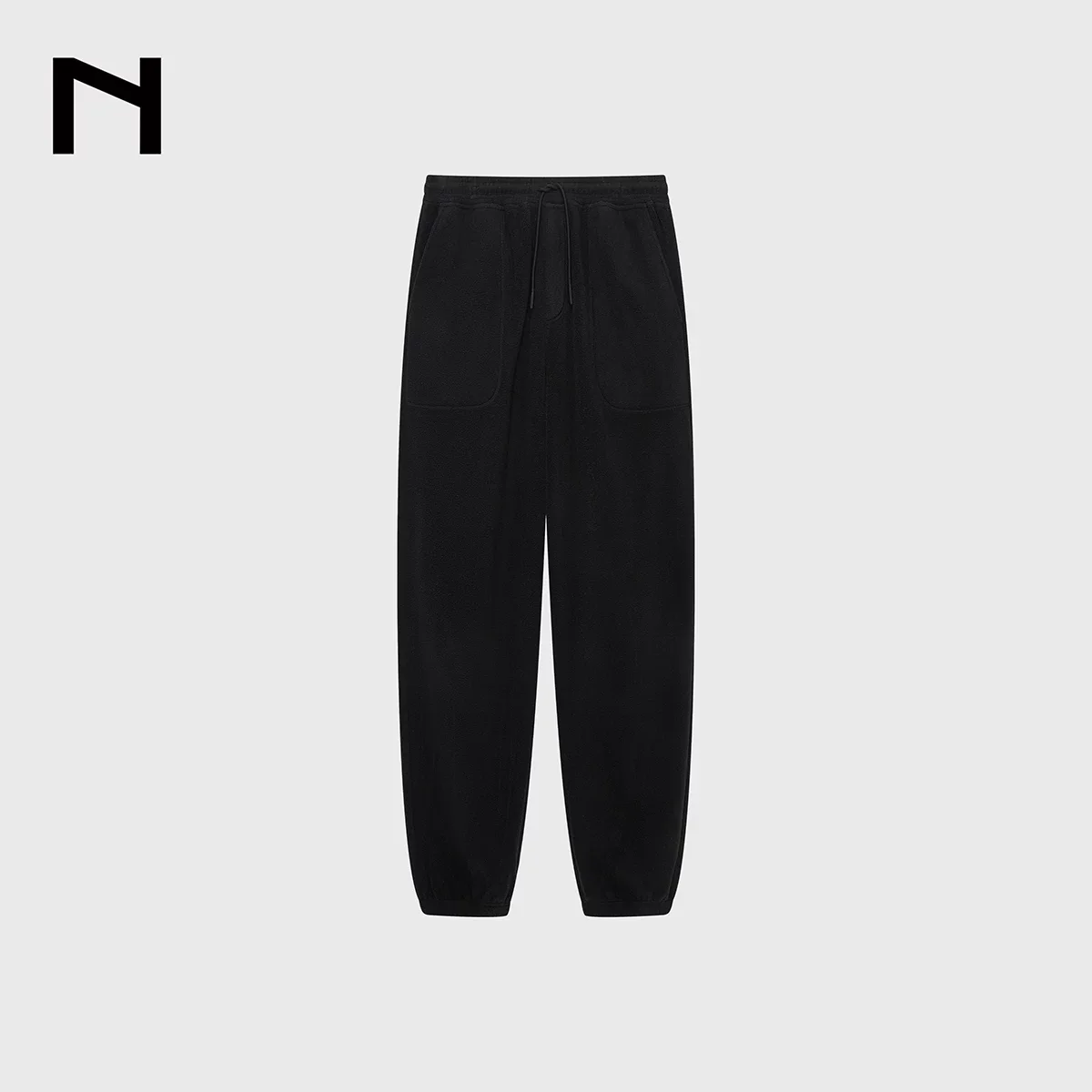Double-Sided Fleece Patch Pocket Sweatpants - Image 8