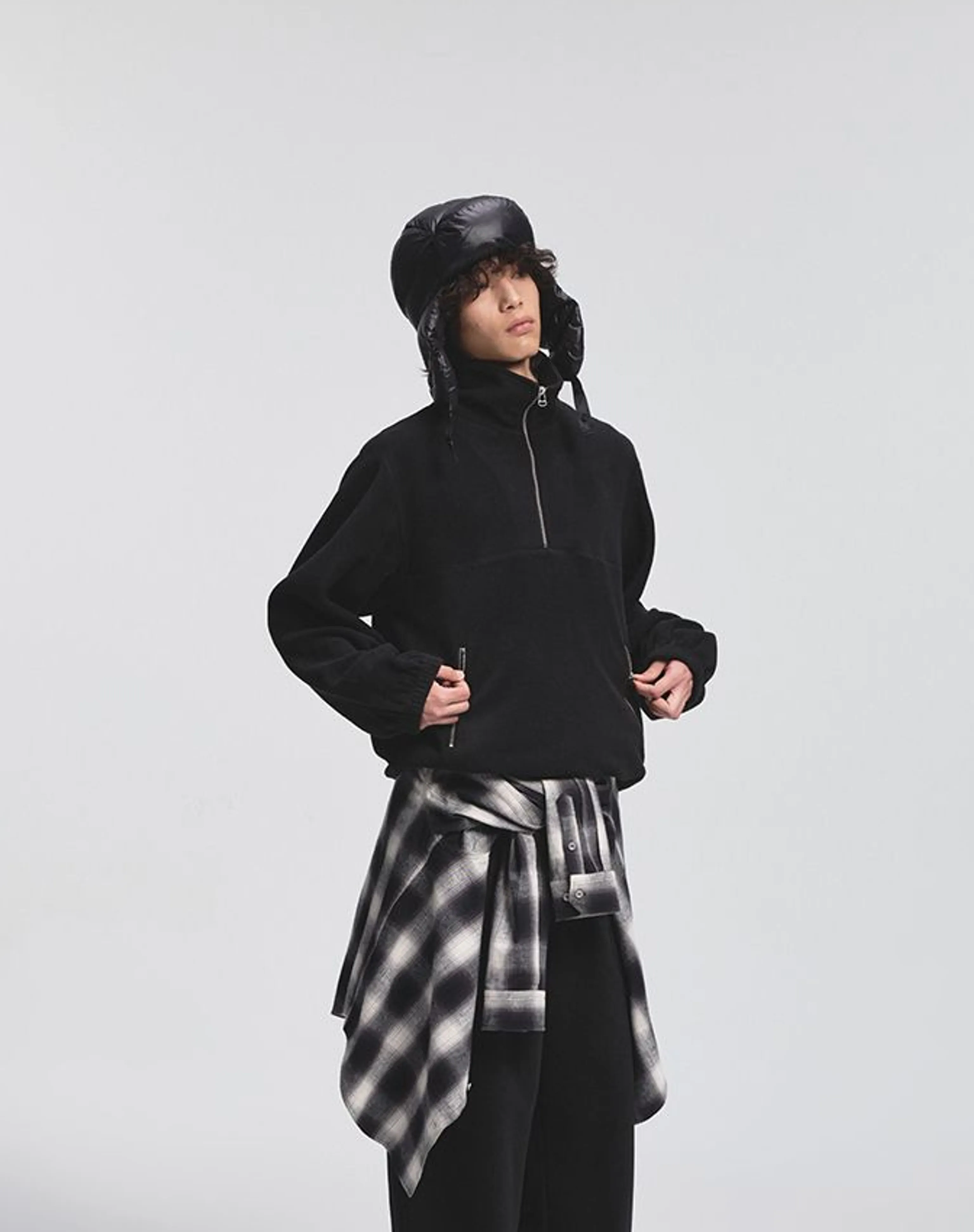 Double-Sided Polar Fleece Half-Zip Pullover - Image 8
