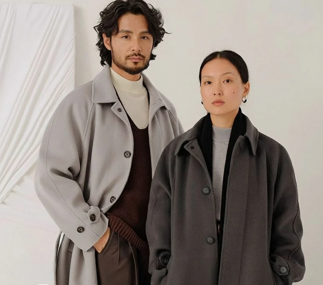 Double-Sided Wool Overcoat - Image 8