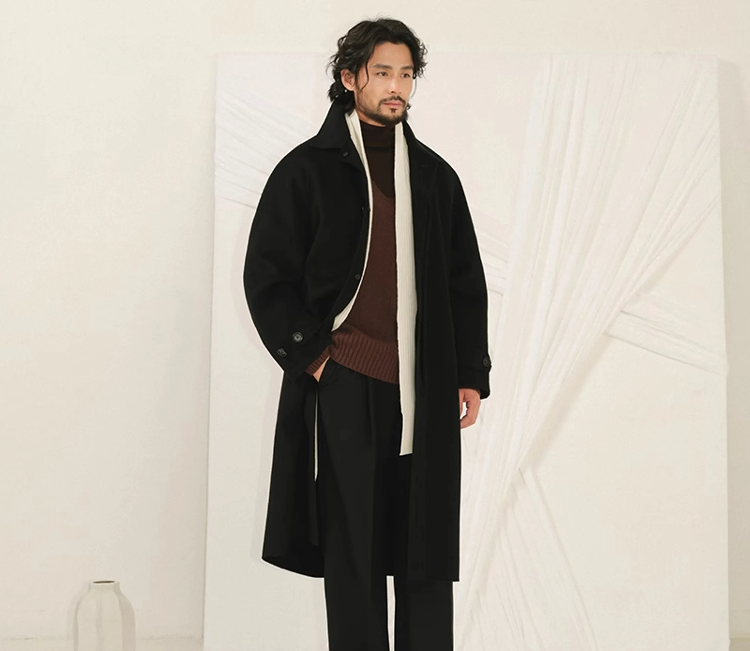 Double-Sided Wool Overcoat - Image 2