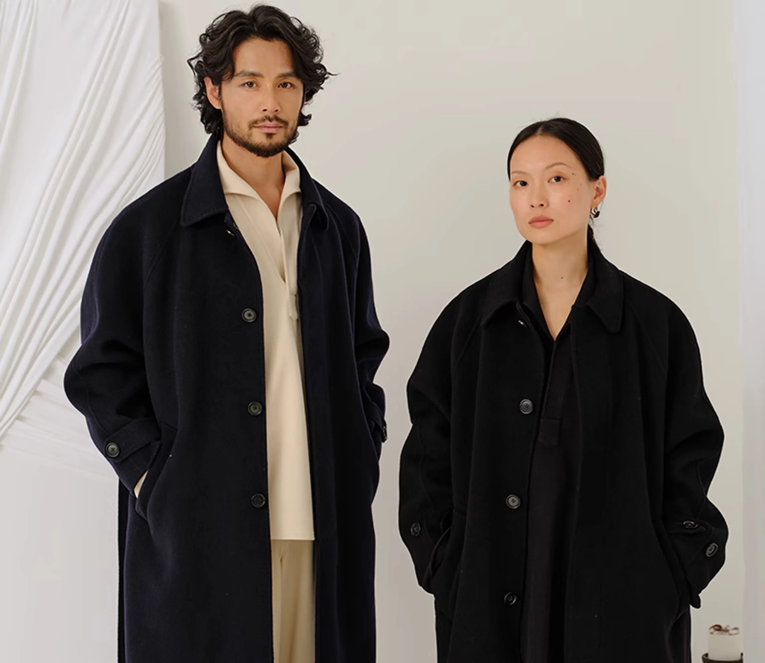 Double-Sided Wool Overcoat - Image 3