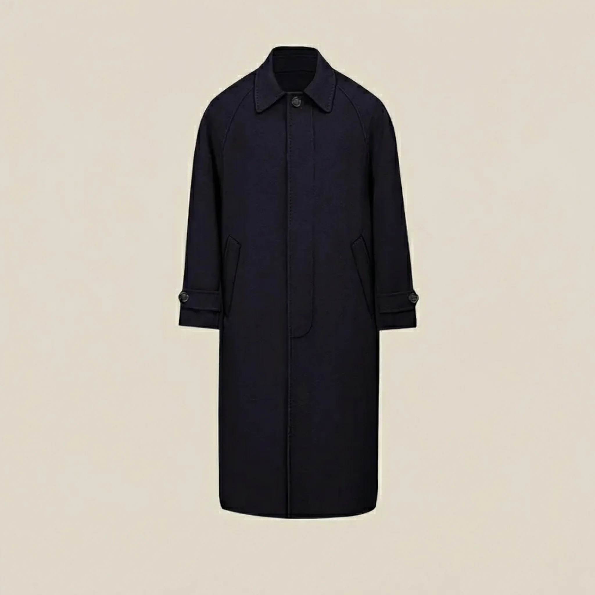 Double-Sided Wool Overcoat - Image 7