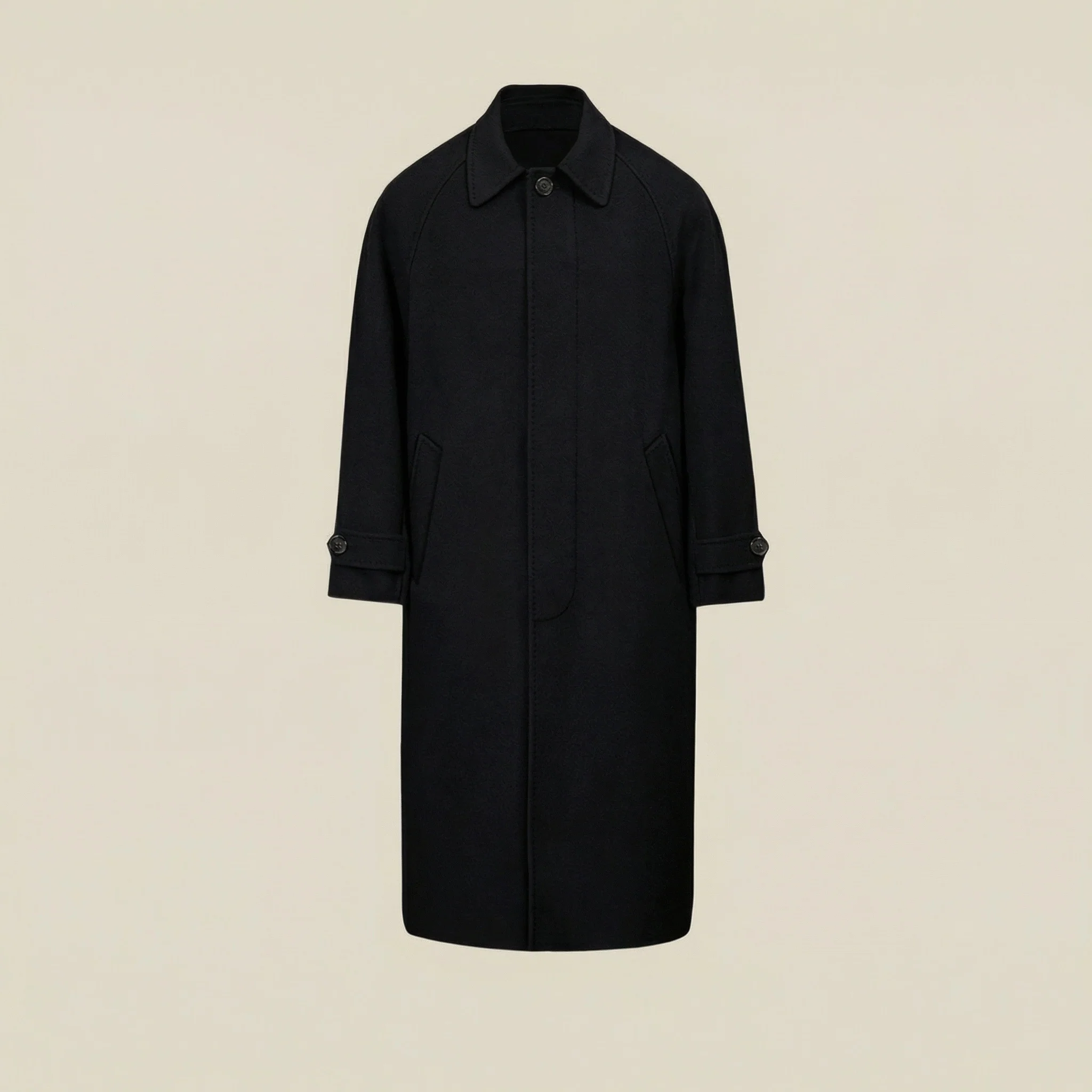 Double-Sided Wool Overcoat - Image 8