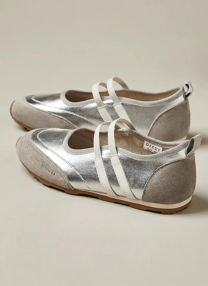 Double-Strap Mary Jane Sneaker Flat - Image 3