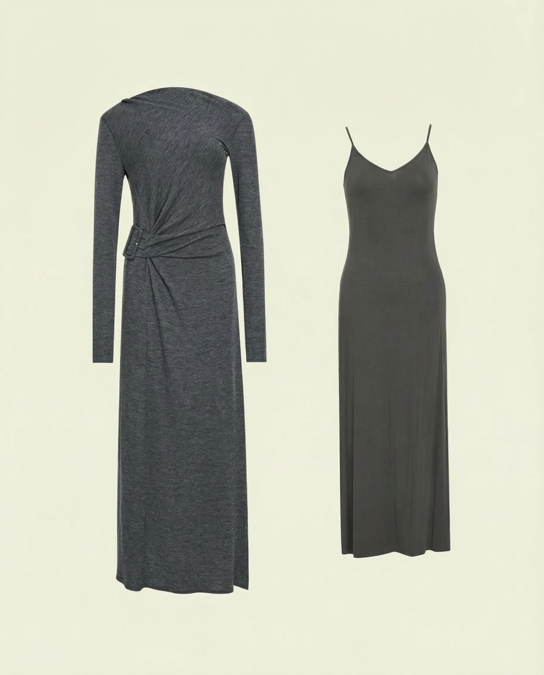 Draped Belt Maxi Dress - Image 7