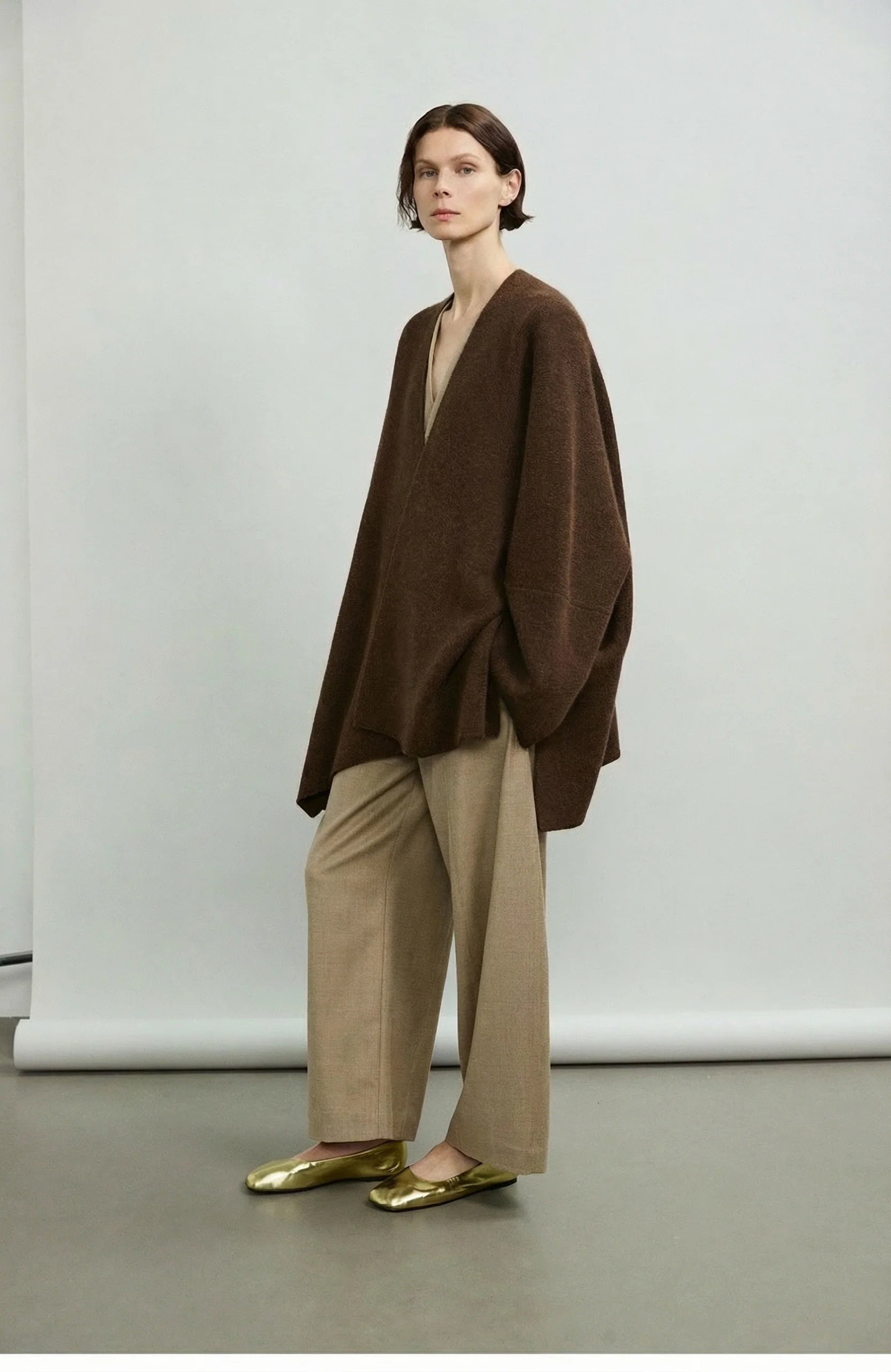 Draped Knit Cardigan - Image 3
