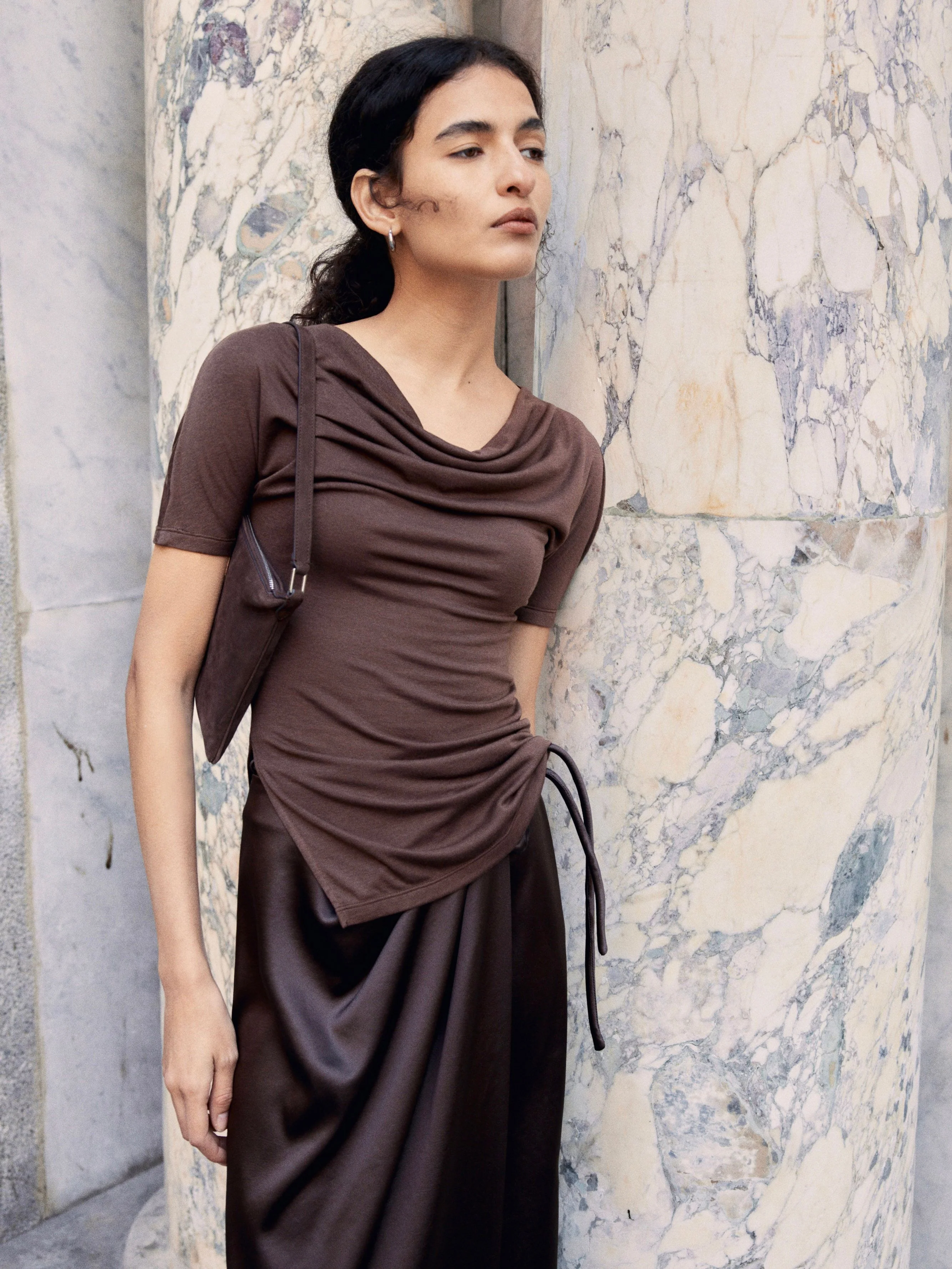 Draped Short-Sleeve Top - Image 4