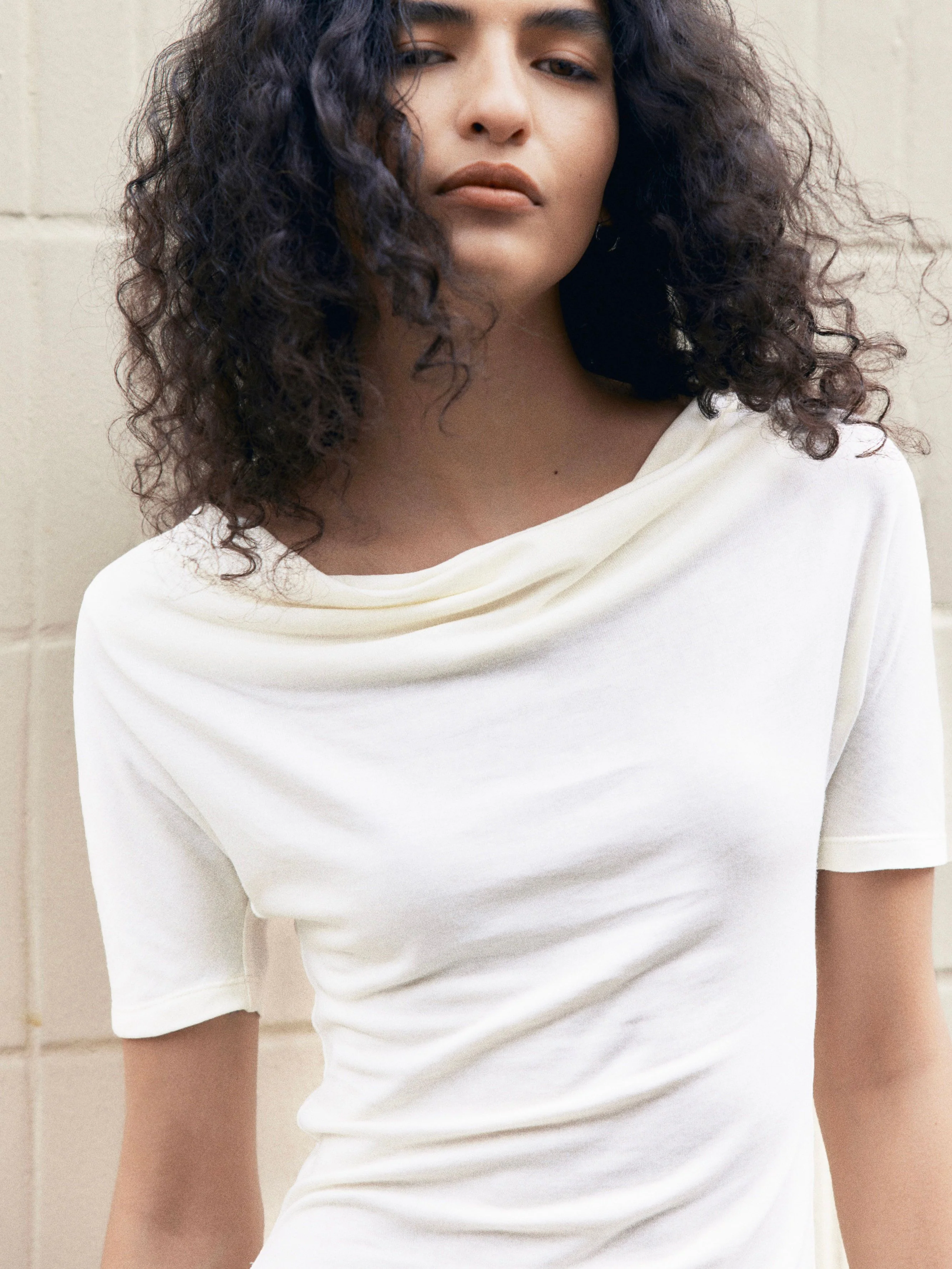 Draped Short-Sleeve Top - Image 7