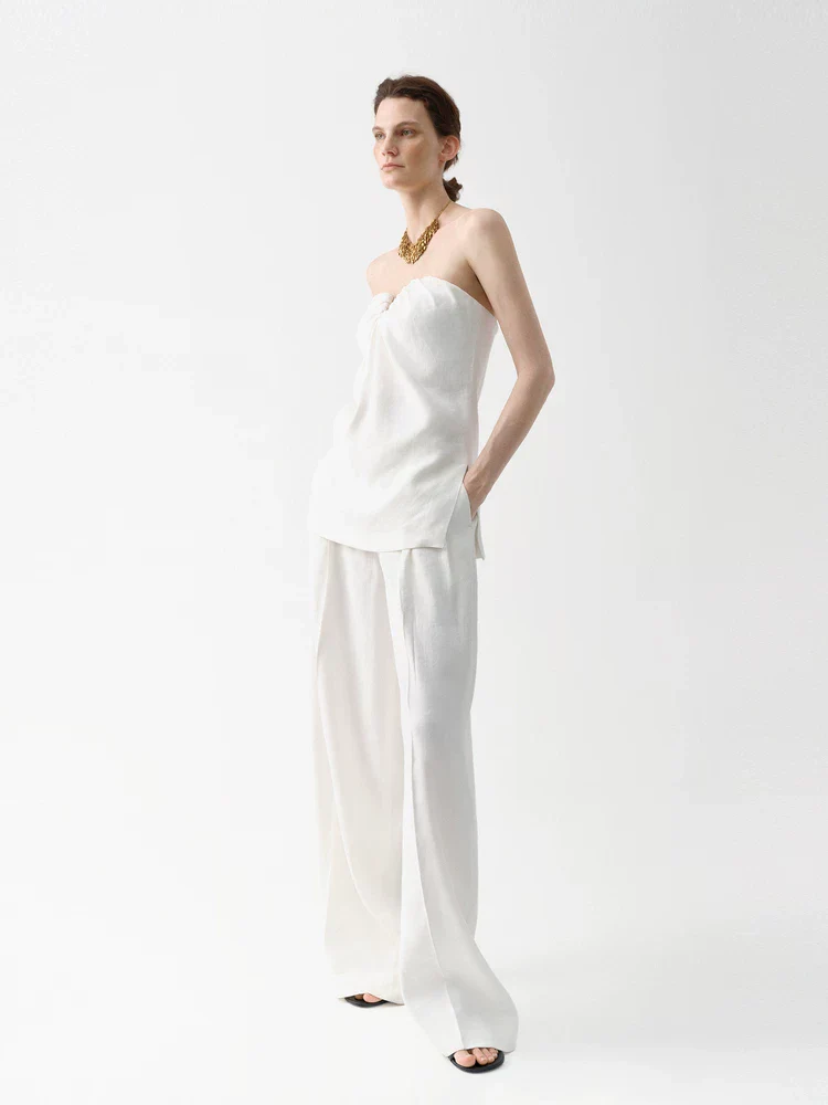 Draped Strapless Top - Image 2