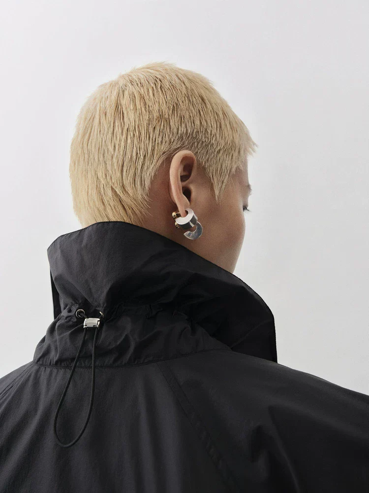 Drawcord Windbreaker Jacket - Image 5