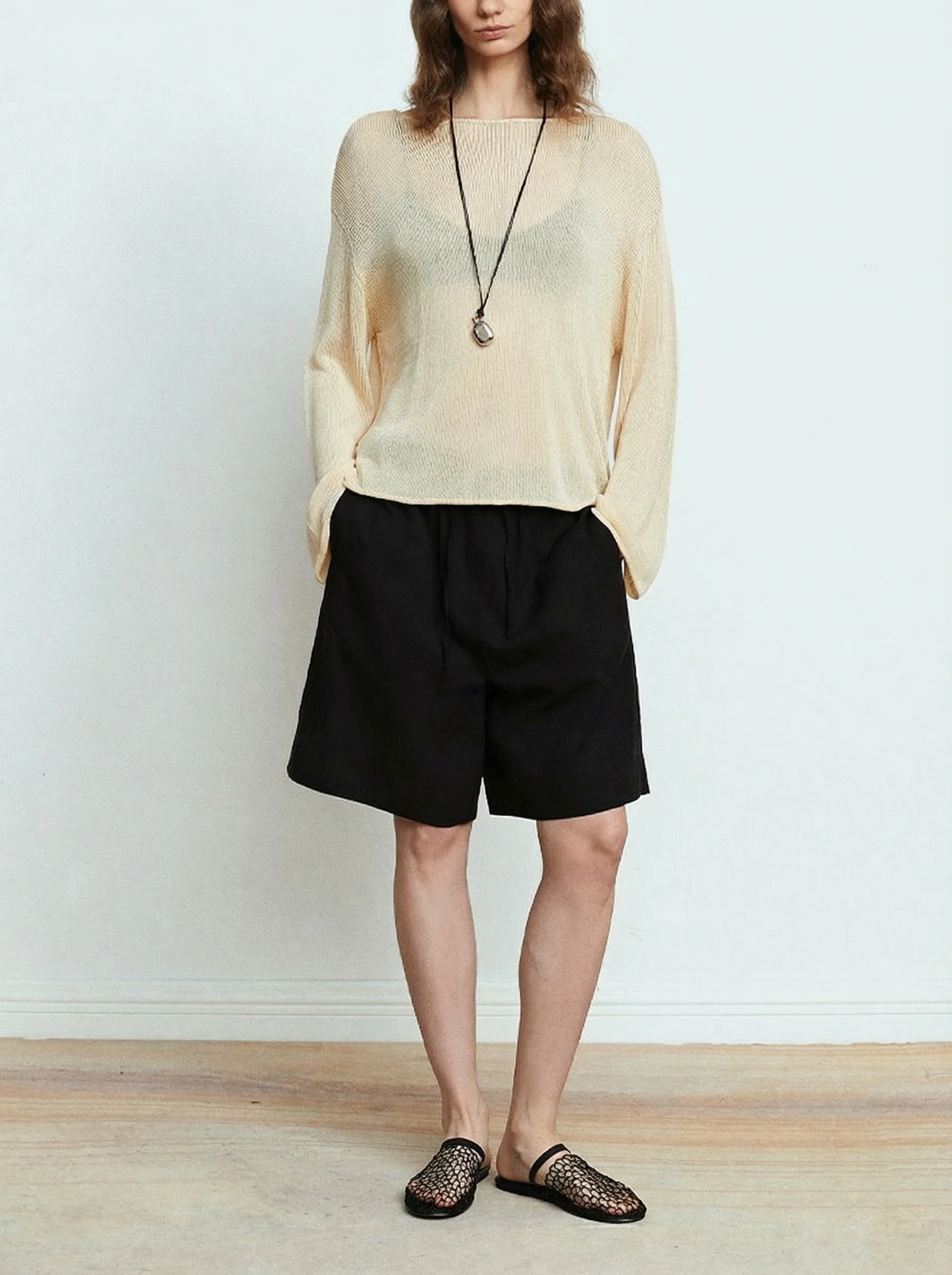 Drawstring Bermuda Shorts - Image 3