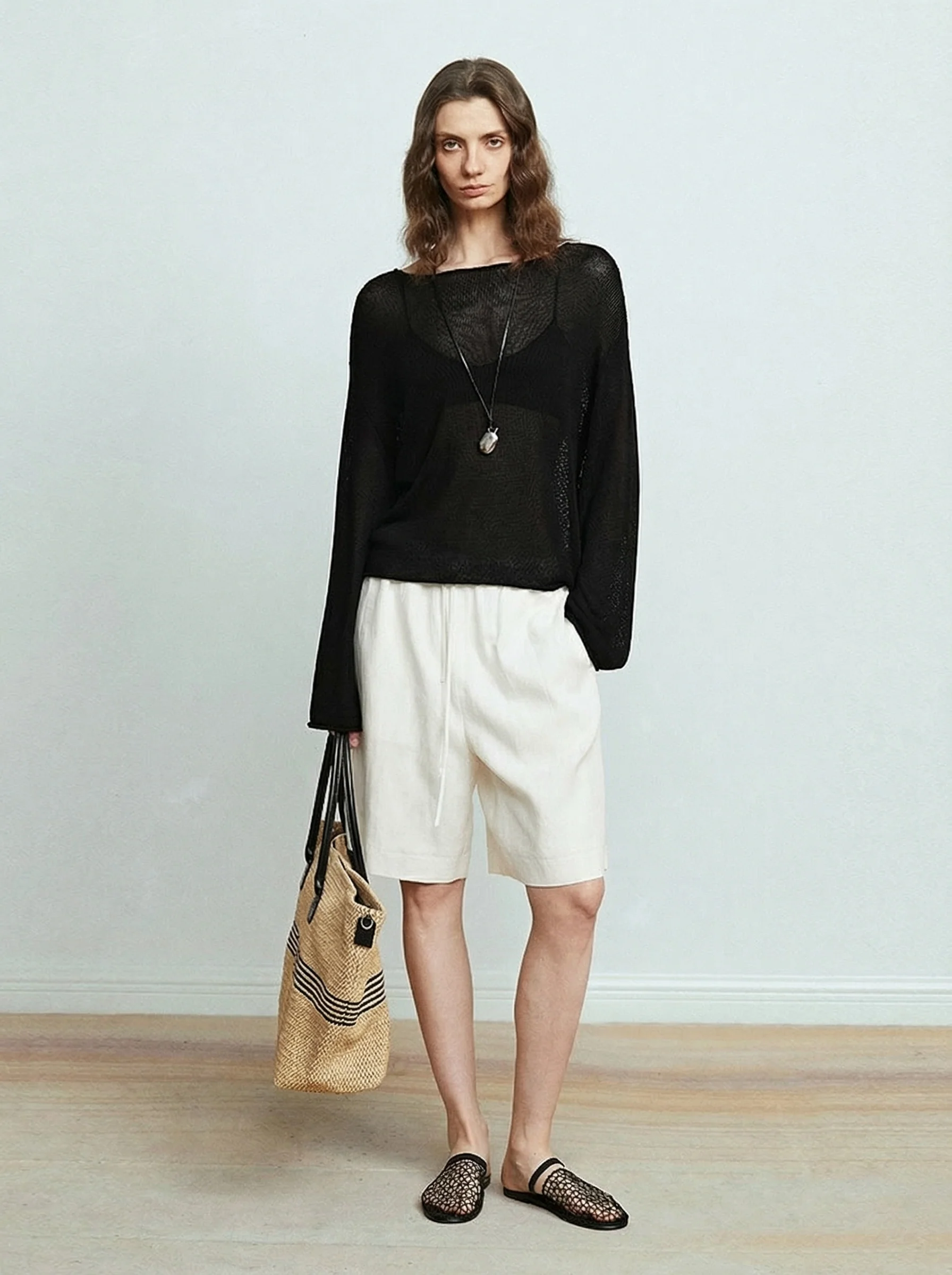 Drawstring Bermuda Shorts - Image 5