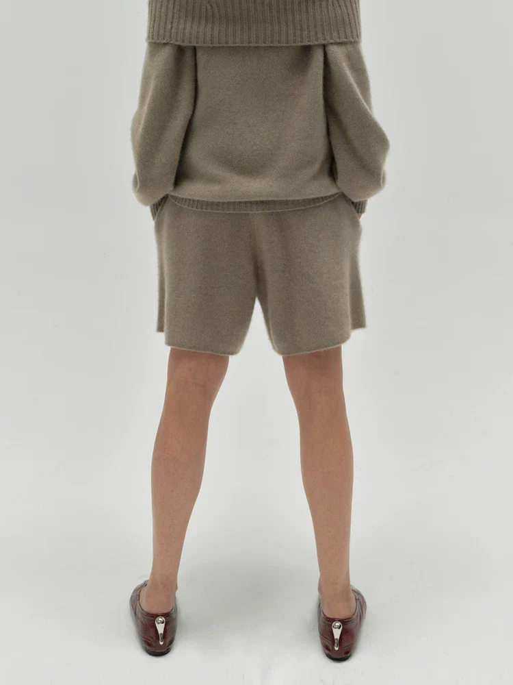 Drawstring Knit Shorts - Image 3