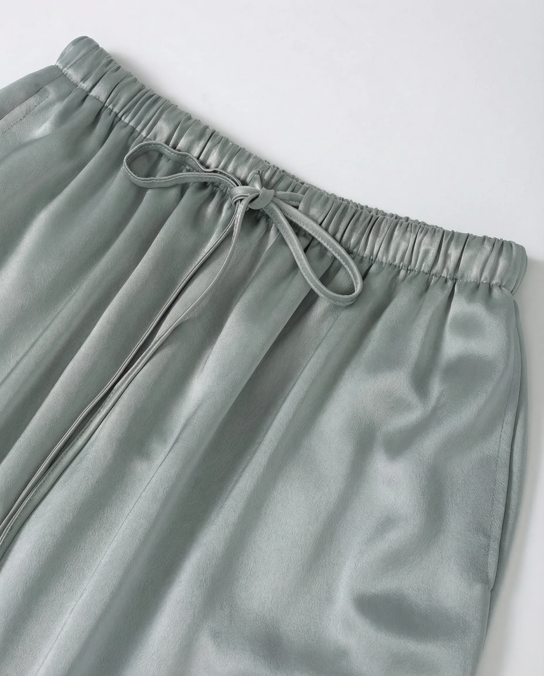 Drawstring Maxi Skirt - Image 4