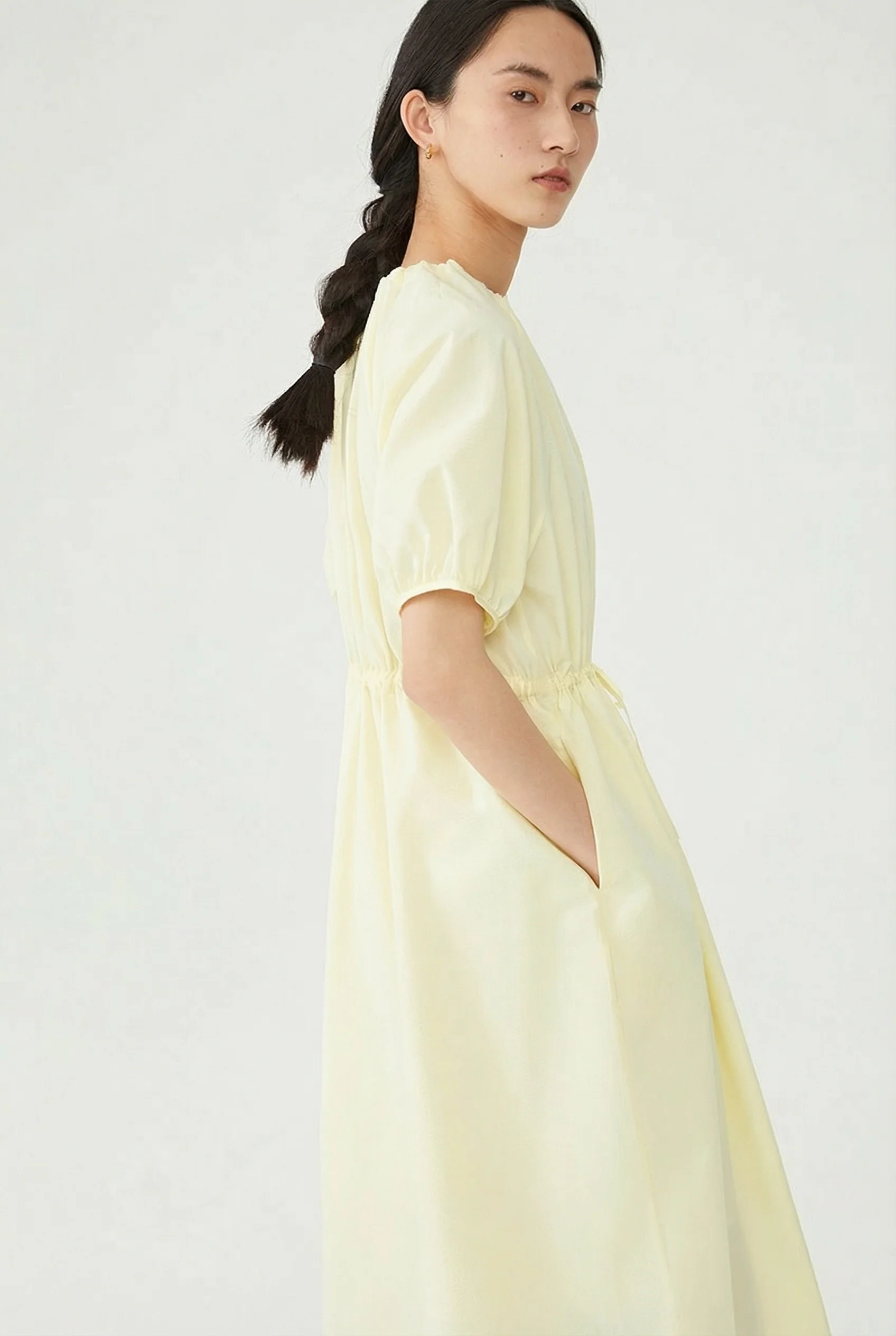 Drawstring Midi Dress - Image 2