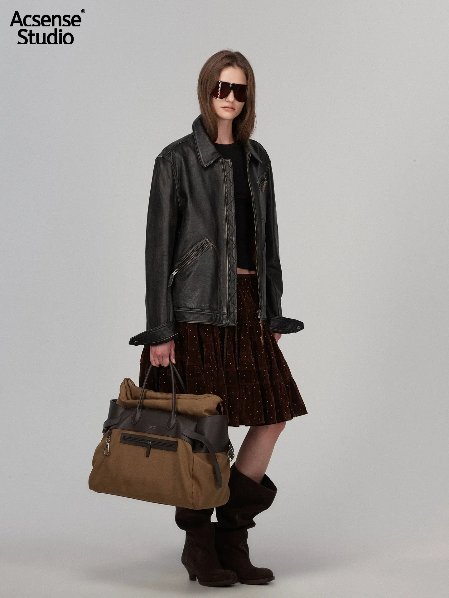 Drawstring Tiered Midi Skirt - Image 4