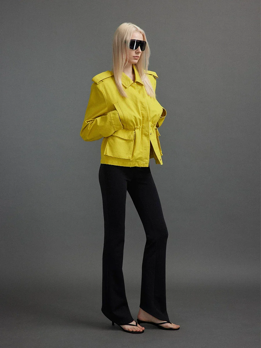 Drawstring Utility Jacket - Image 2
