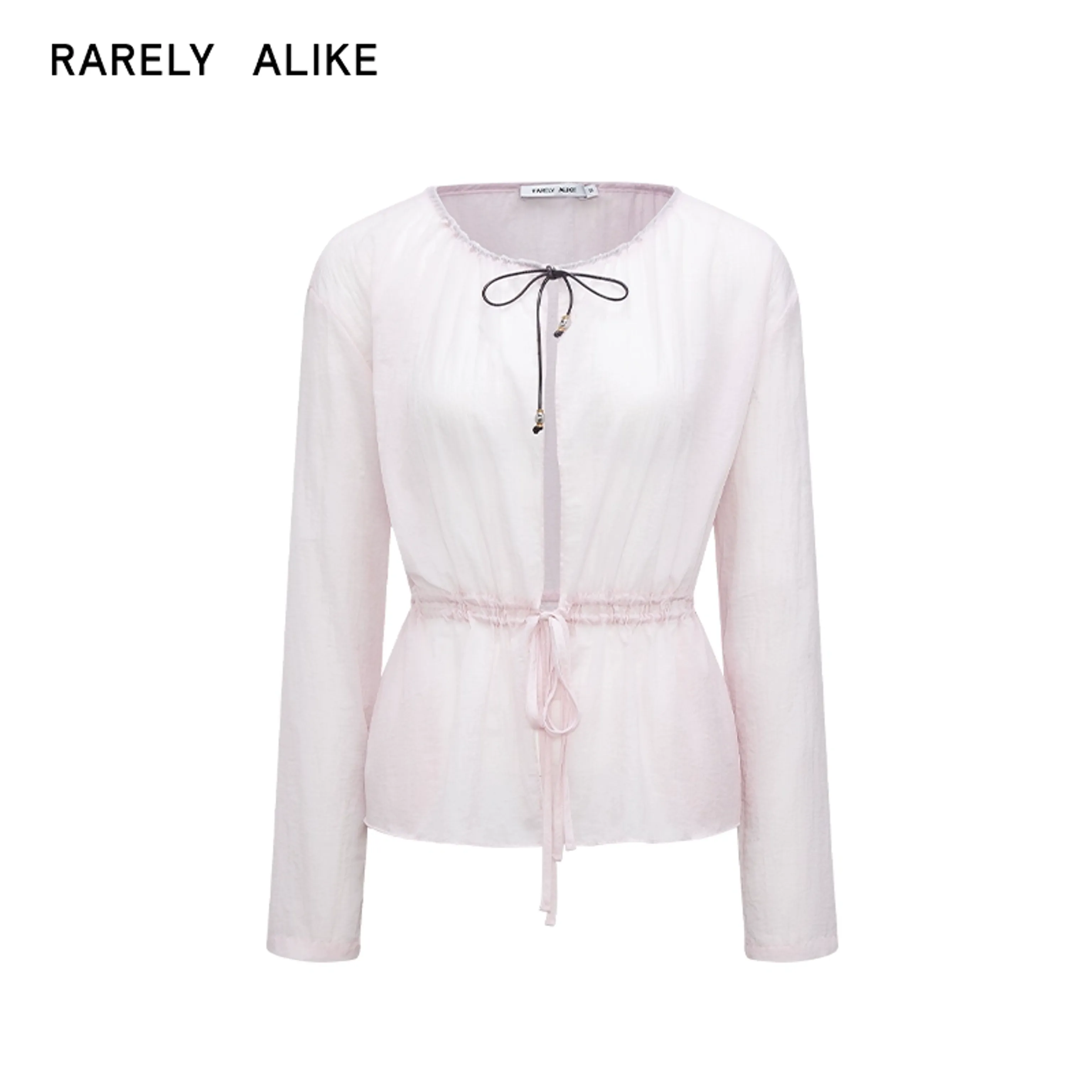 Drawstring Waist Thin Cardigan - Image 8