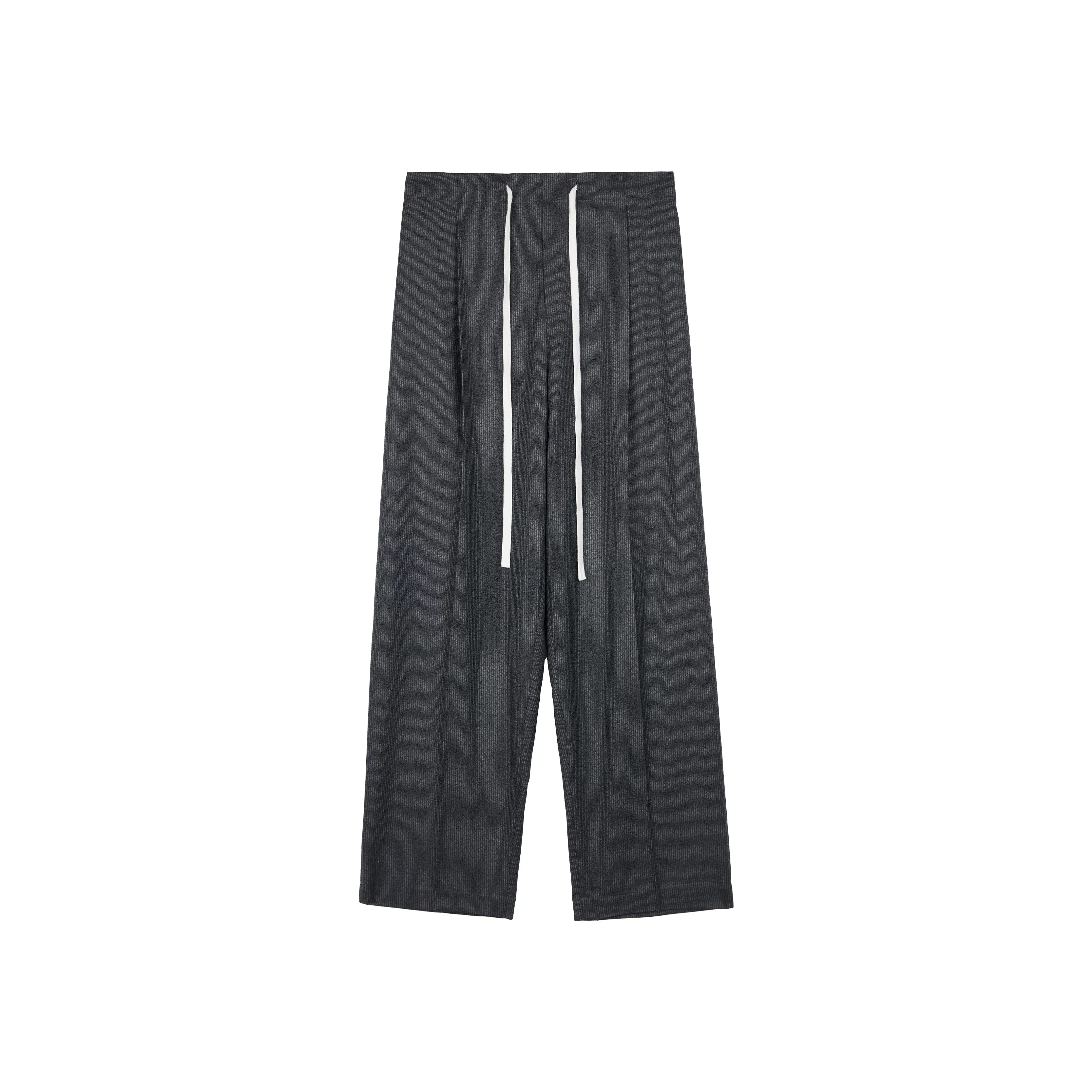 Drawstring Wide-Leg Trousers - Image 5