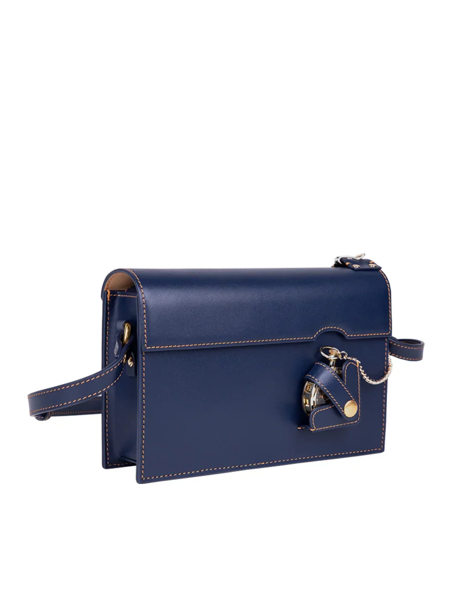 Dream Obsession Blue Calf Leather Watch Bag - Image 5