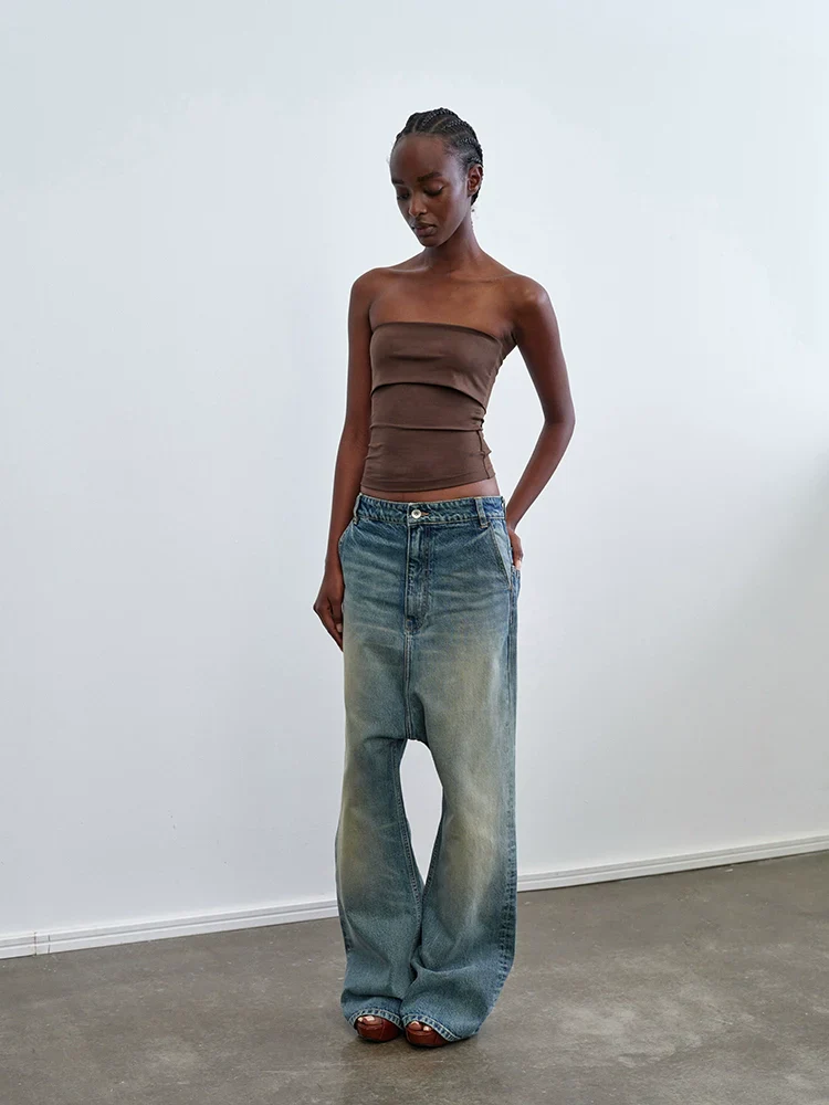 Drop Crotch Flare Jeans - Image 5
