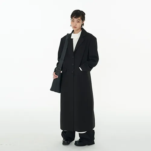 Dual-Tone Double-Placket Overcoat - Image 5