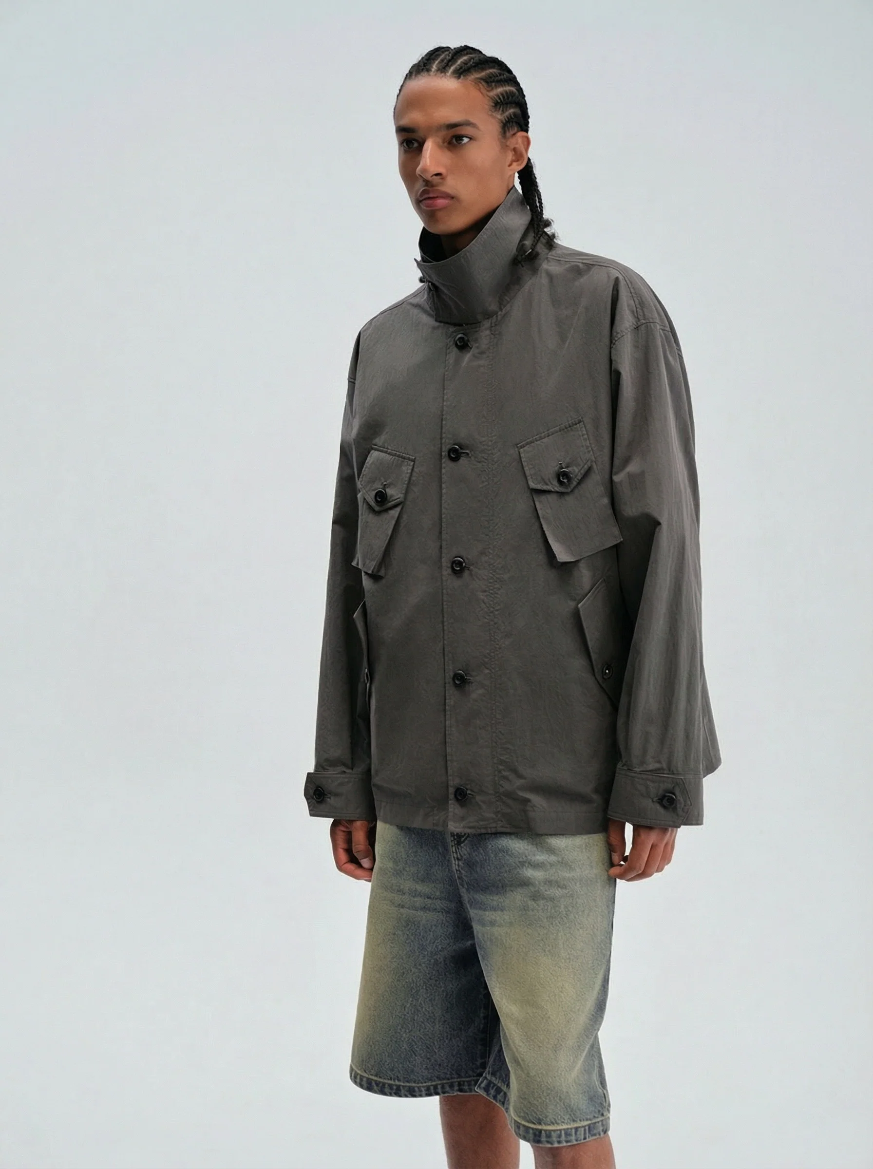 Dusk Gray Utility Field Jacket