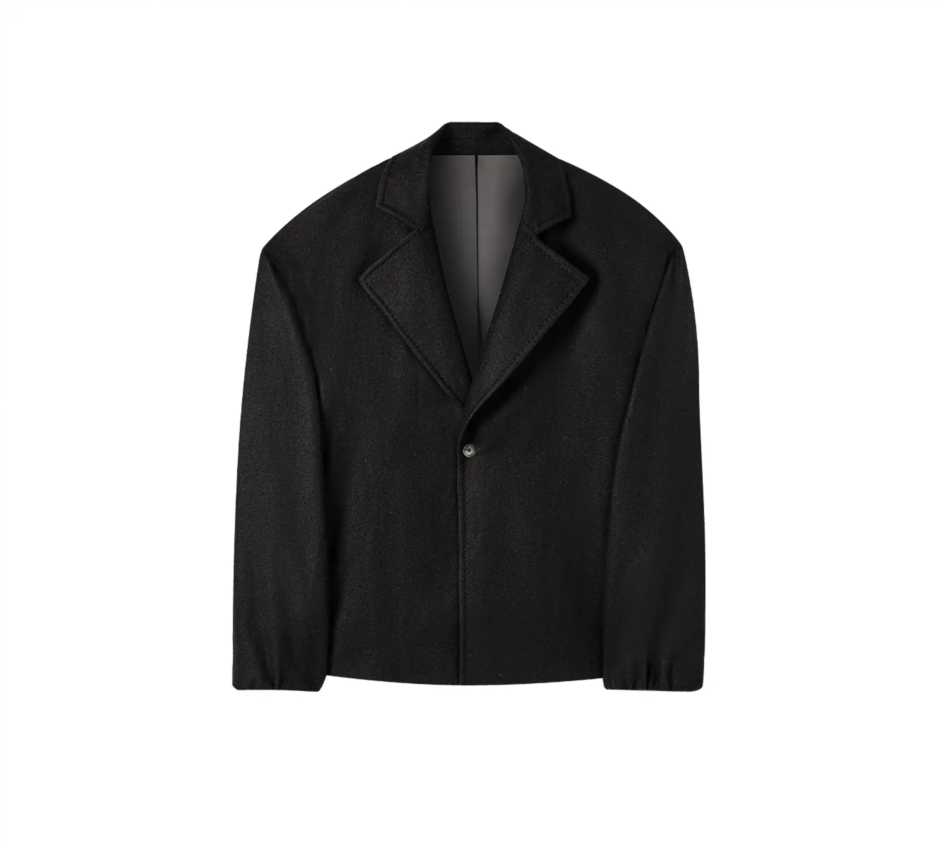 Easy-Care Wool Knit Unstructured Blazer - Image 3