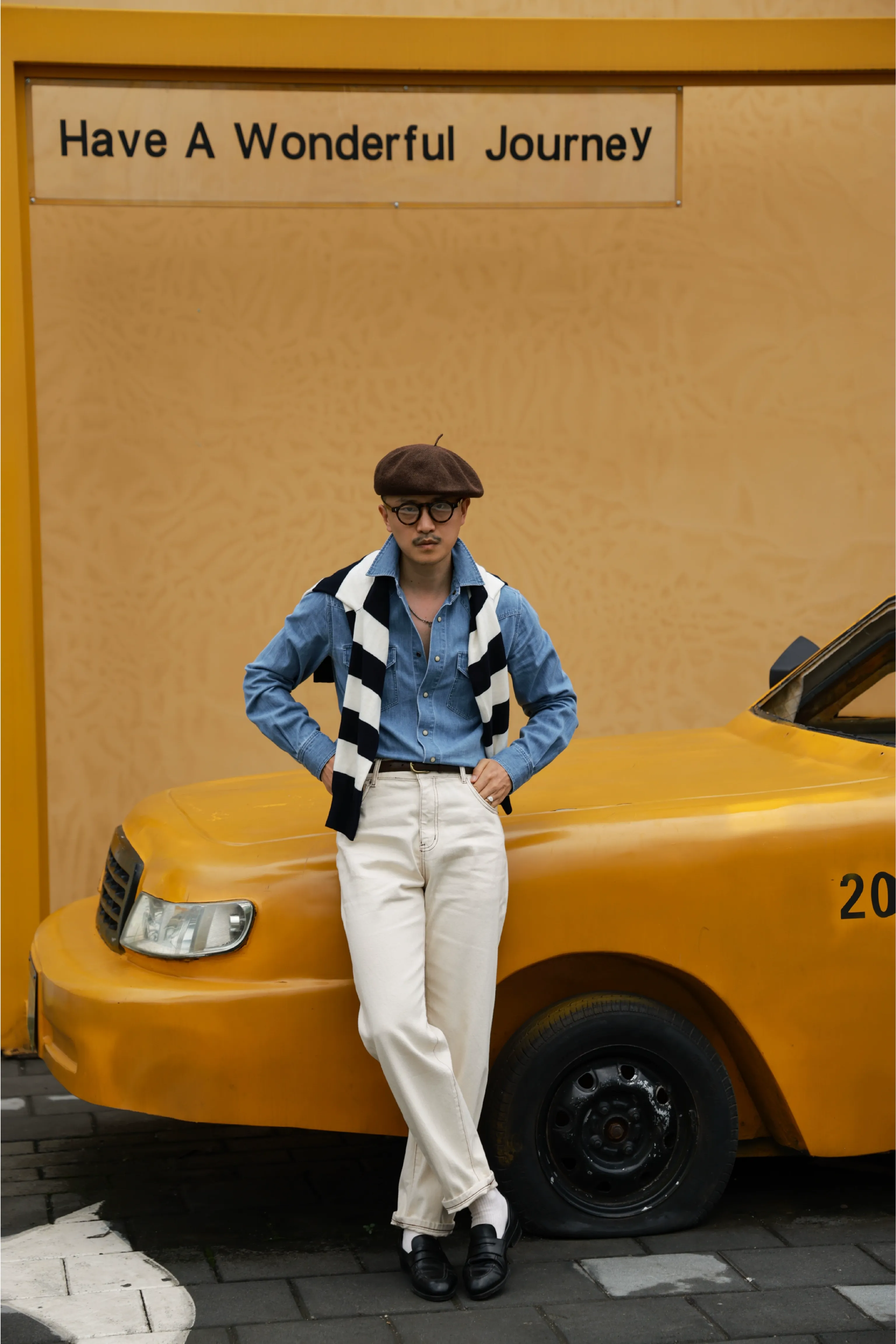 Ecru Japanese Selvedge Straight Jeans - Image 3