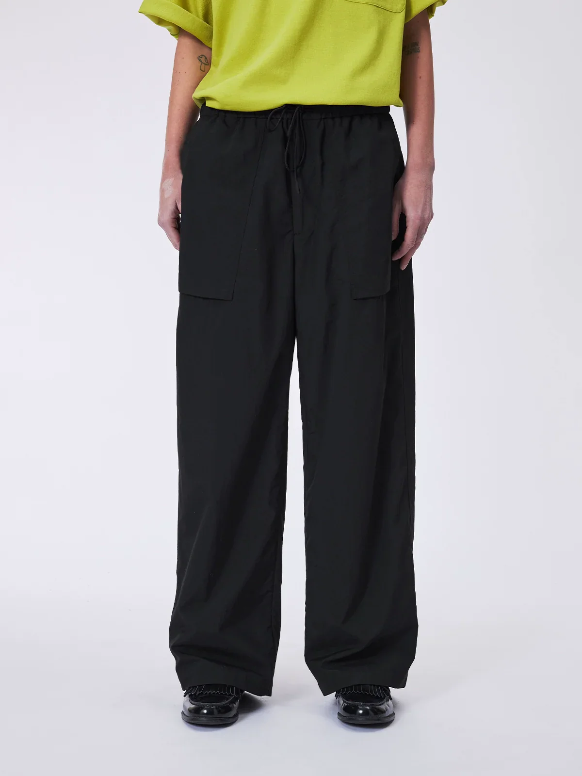 Elastic Drawstring Loose Pants - Image 4