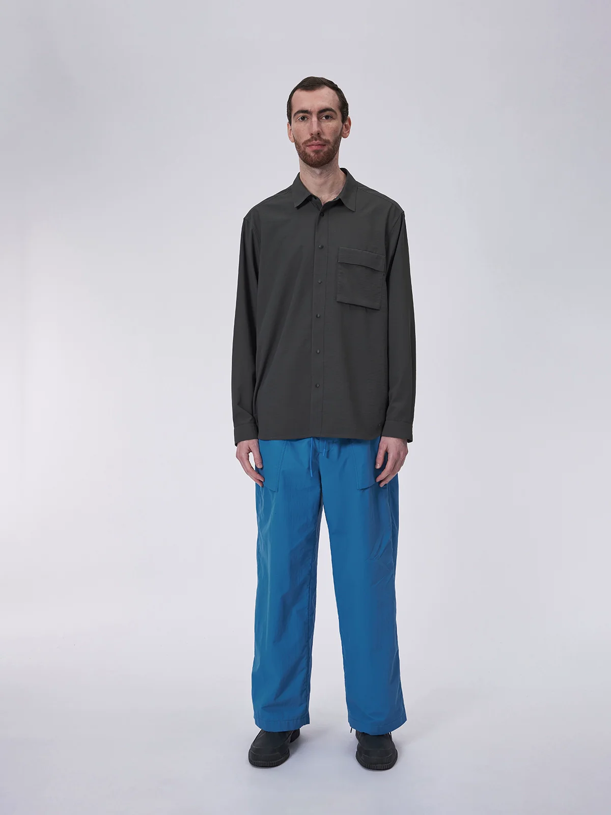 Elastic Drawstring Loose Pants - Image 6