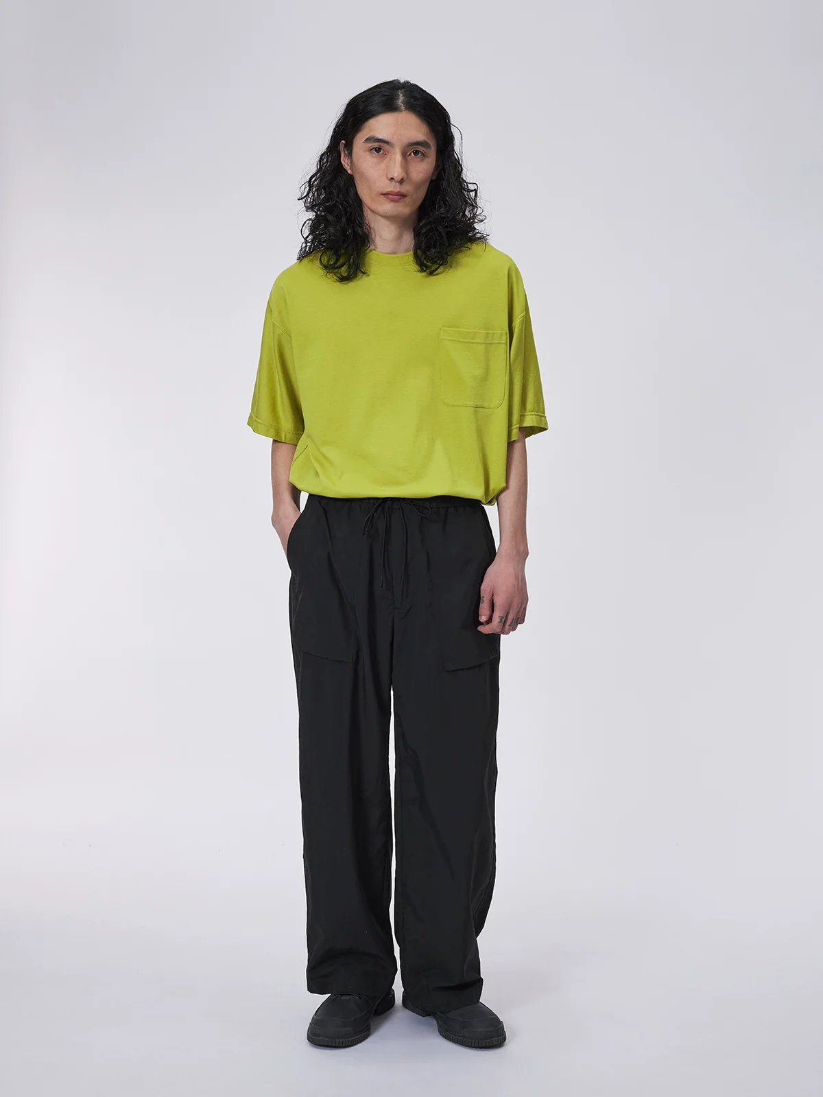 Elastic Drawstring Loose Pants - Image 8