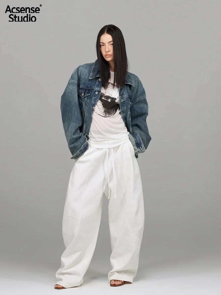 Elastic Waist Cocoon Pants