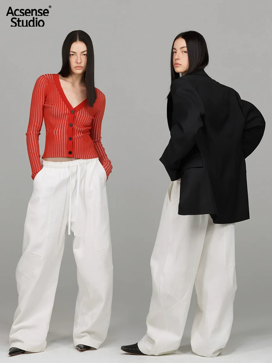 Elastic Waist Cocoon Pants - Image 5