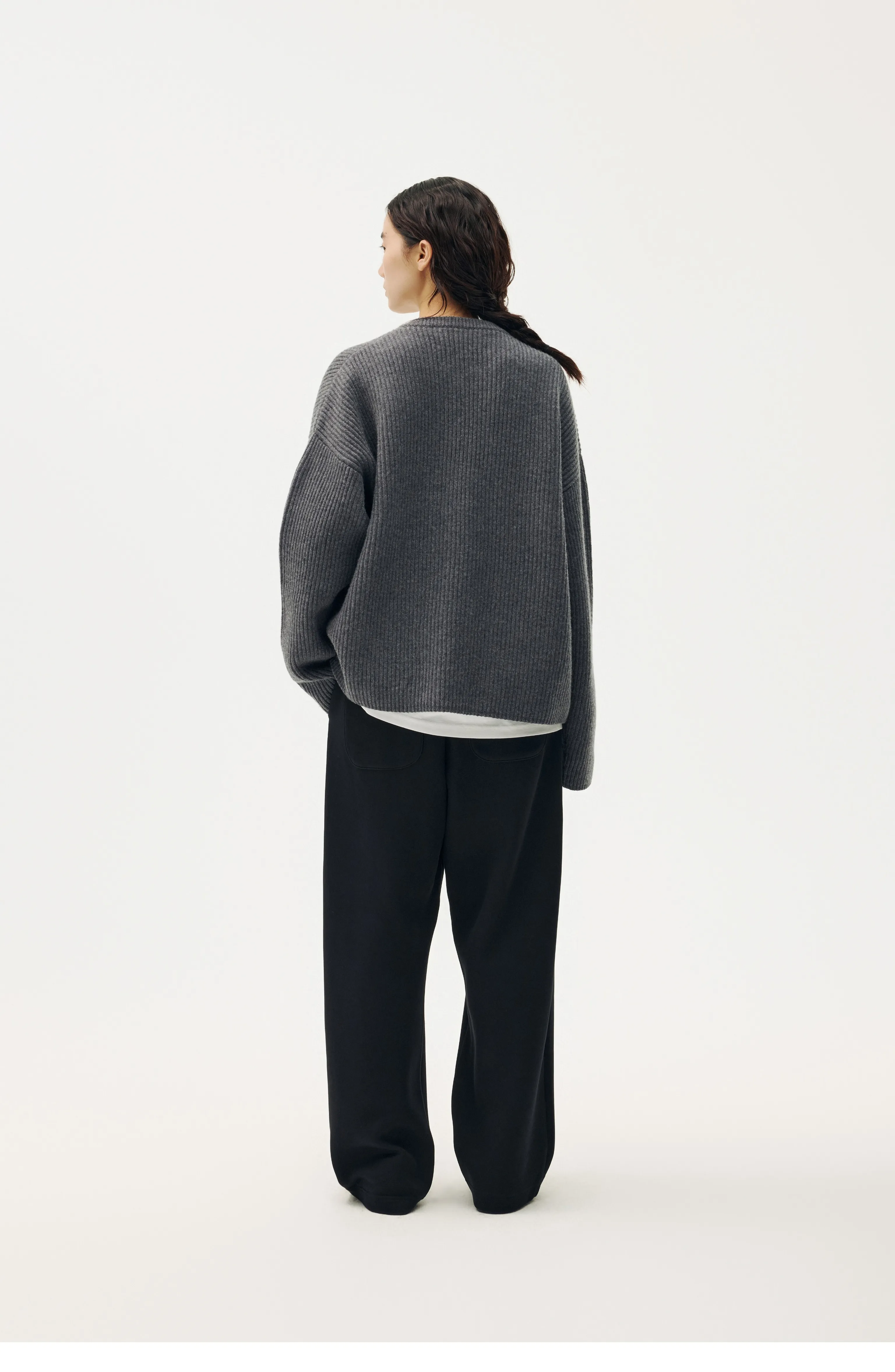 Elastic-Waist Fleece-Lined Straight-Leg Pants - Image 6