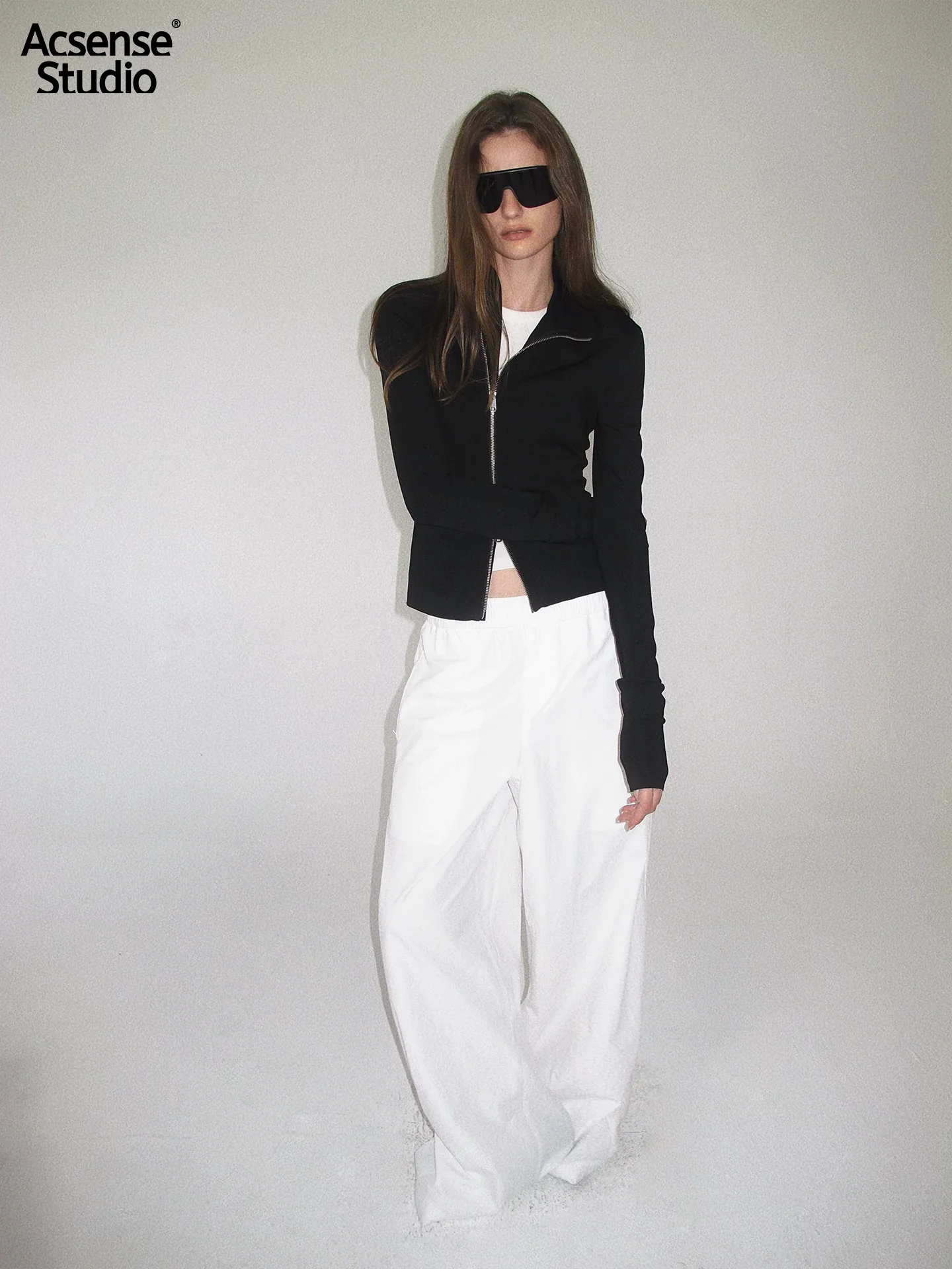 Elastic Waist Straight-Leg Pants - Image 2
