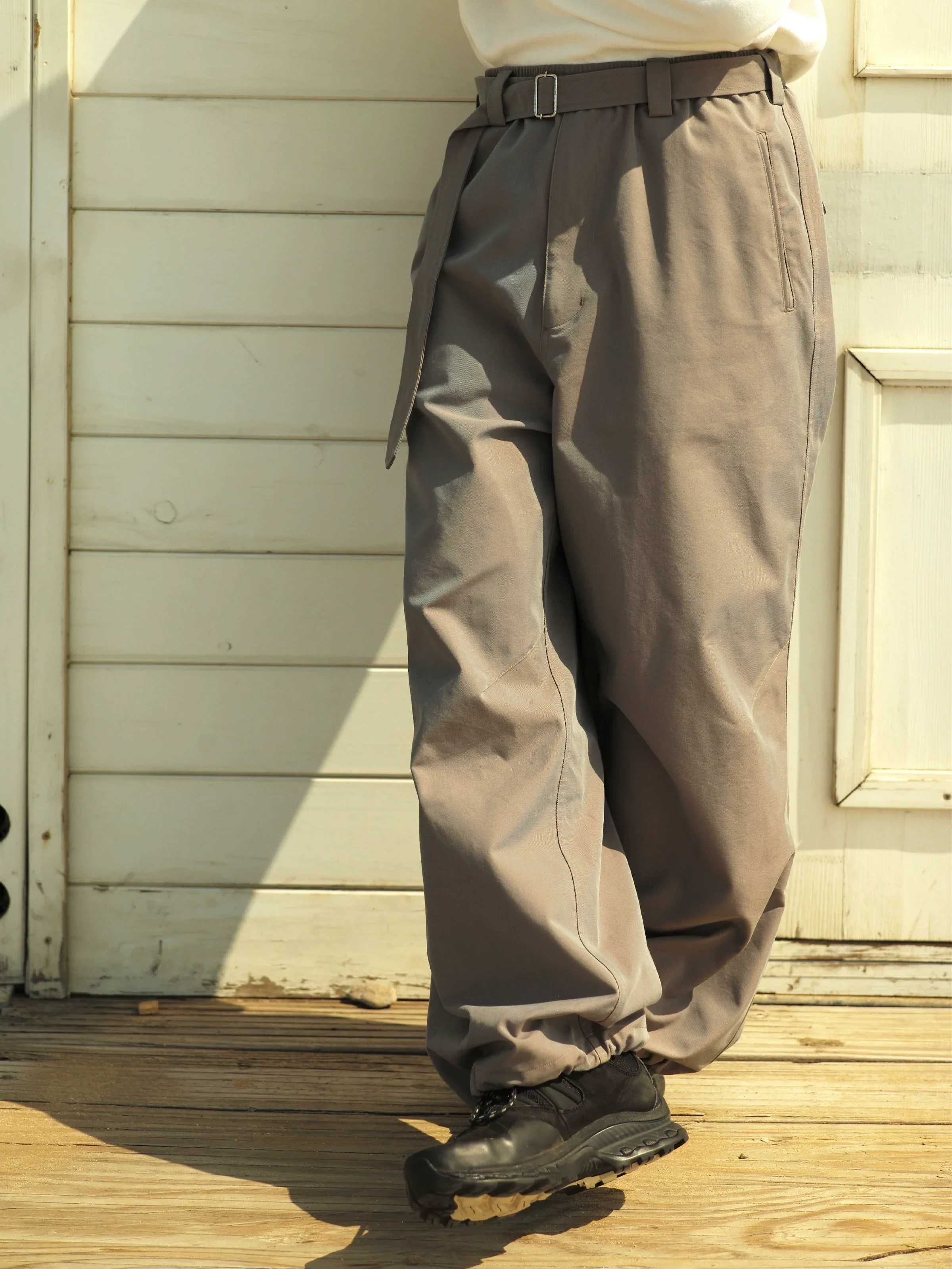 Elastic-Waist Wide-Leg Trousers - Image 4