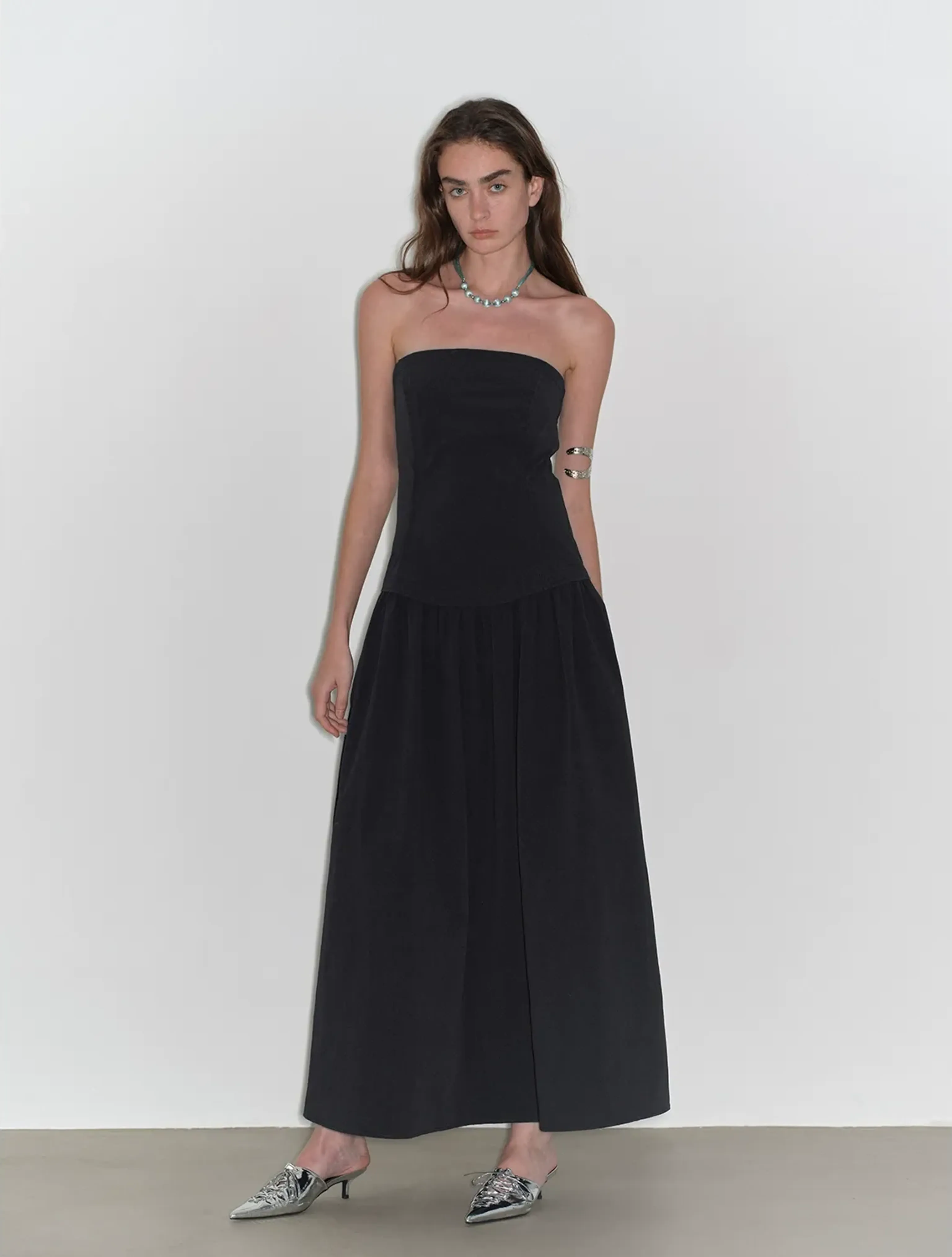 Elegant A-line Midi Dress - Image 6