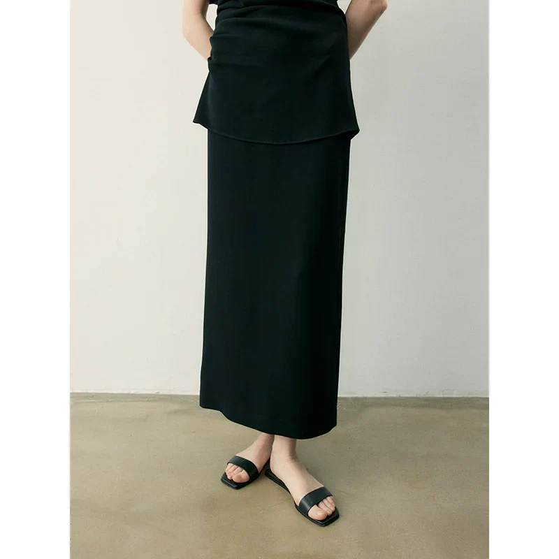 Elegant Acetate Off-Shoulder Ensemble - Image 3