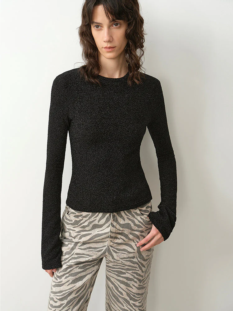 Elegant Metallic Shirt - Image 4