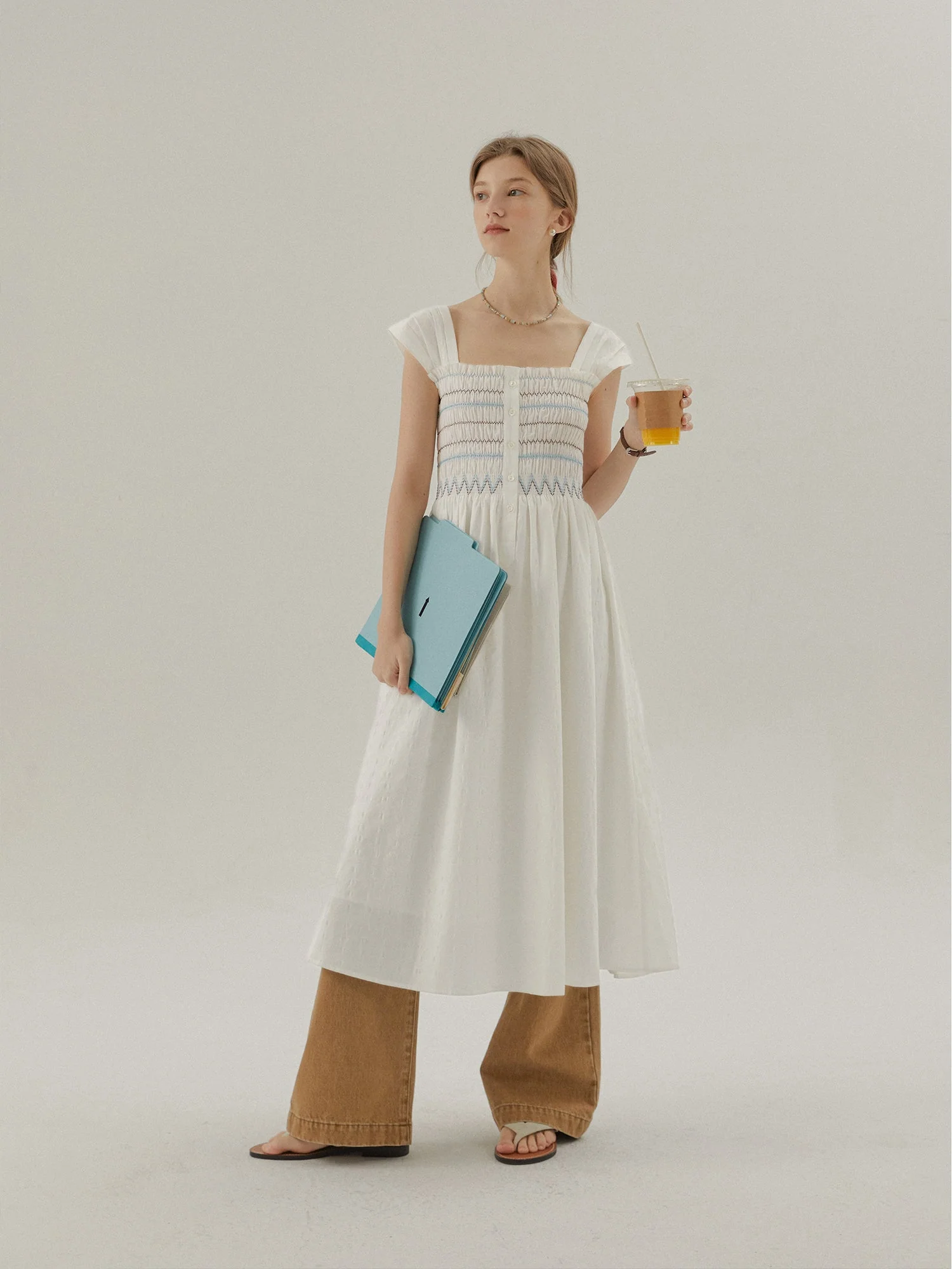 Elegant Suspender Dress - Image 5