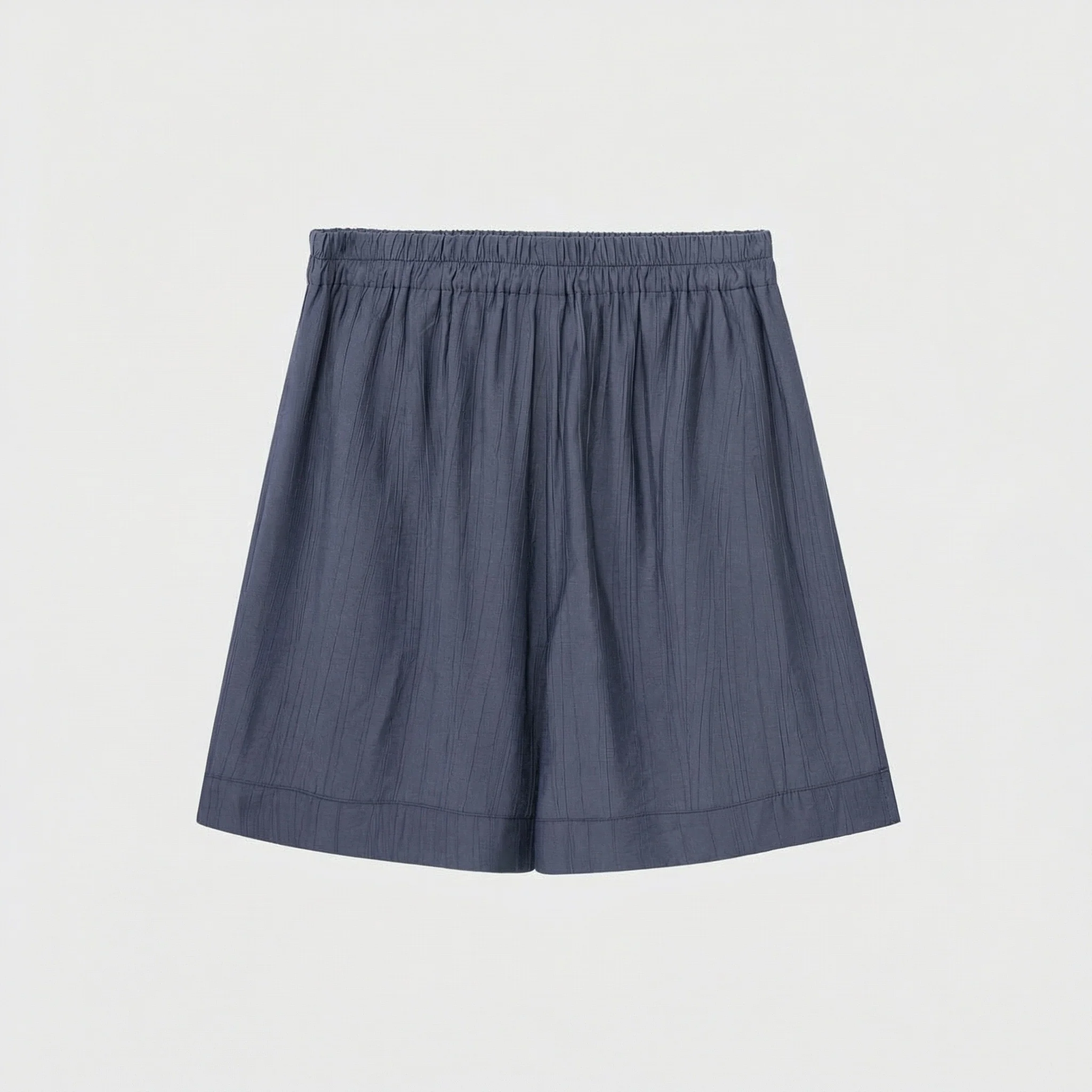 Elegant Textured Shirt and Shorts Set - Image 10