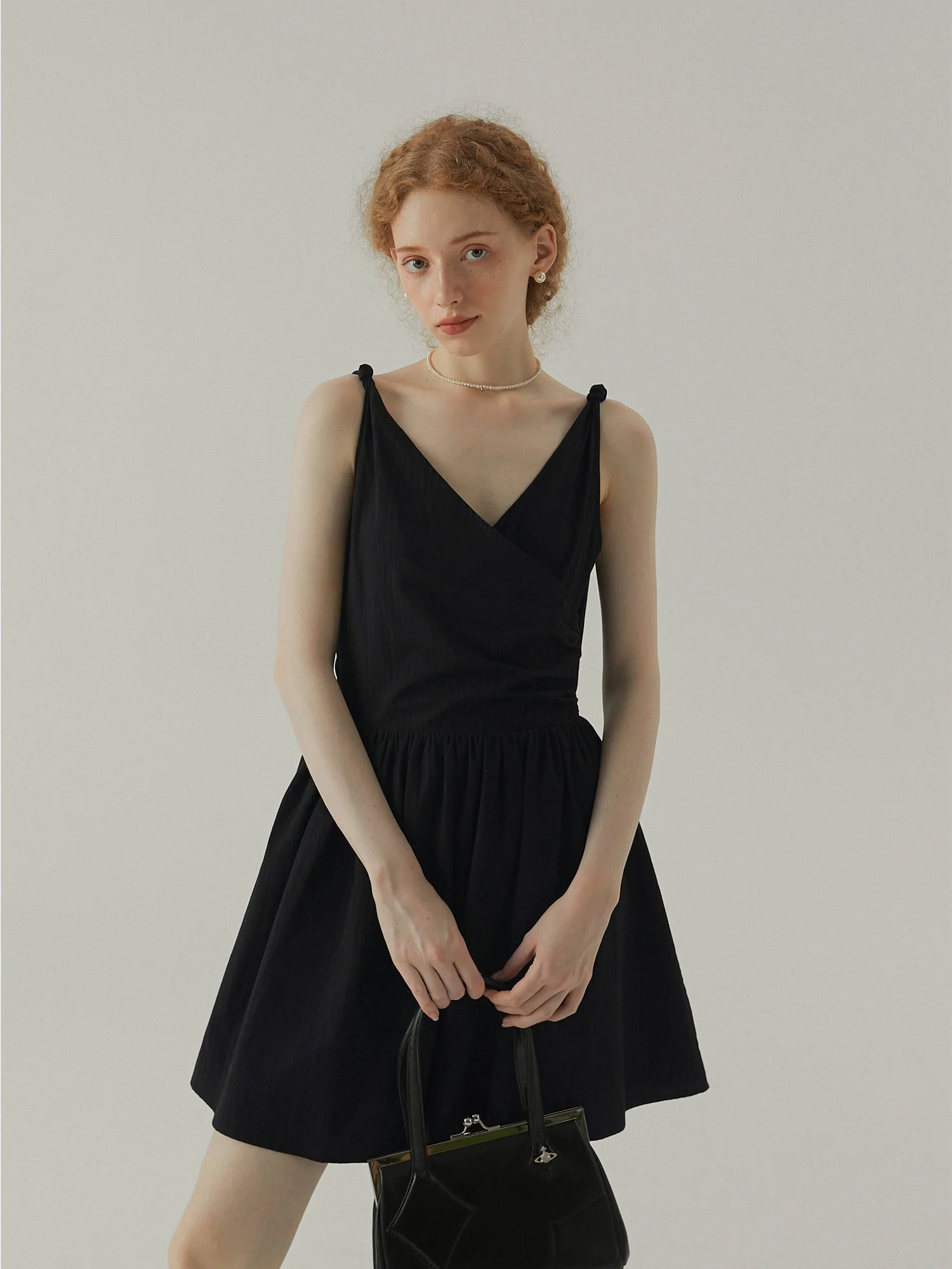 Elegant V-Neck Dress - Image 2