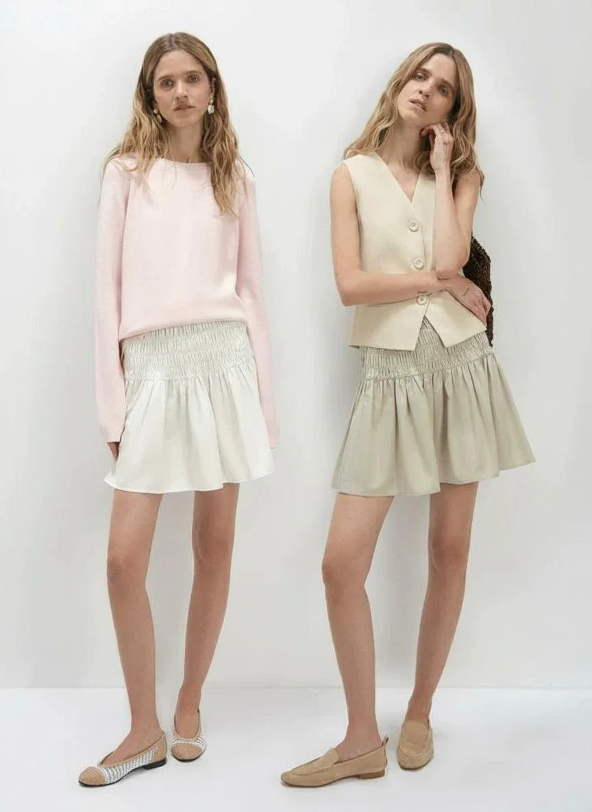 ELLIE Pleated A-Line Mini Skirt - Image 2