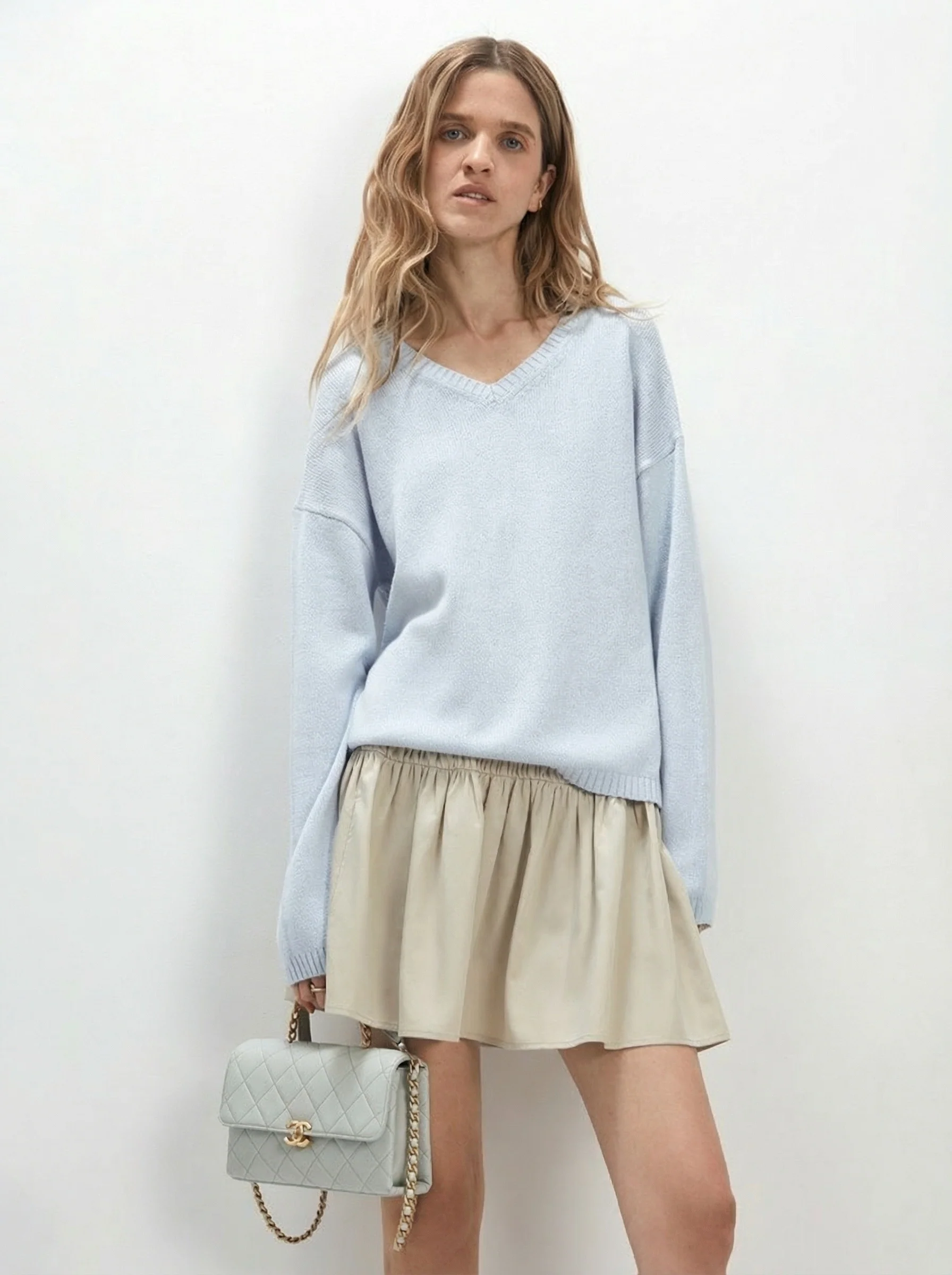 ELLIE Pleated A-Line Mini Skirt - Image 5